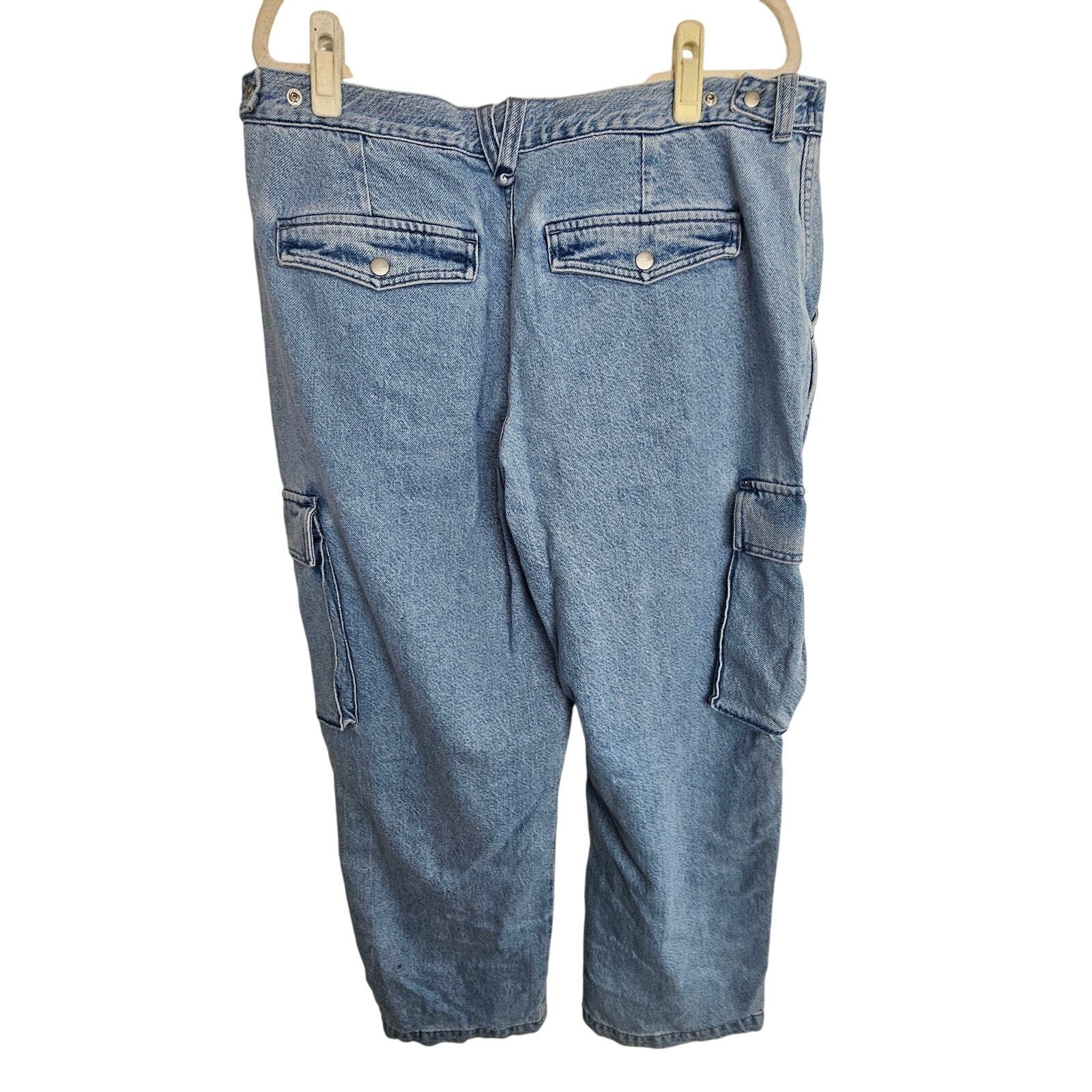 Madewell Madewell Womens Low Slung Cargo Jeans Size 32 Denim Pants Size 32" / US 10 / IT 46 - 6 Thumbnail