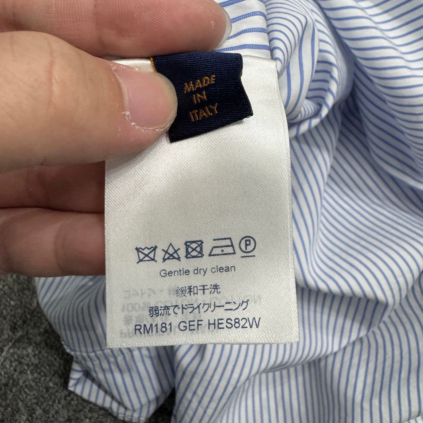 Louis Vuitton LV striped shirt 40 Size US M / EU 48-50 / 2 - 3 Thumbnail