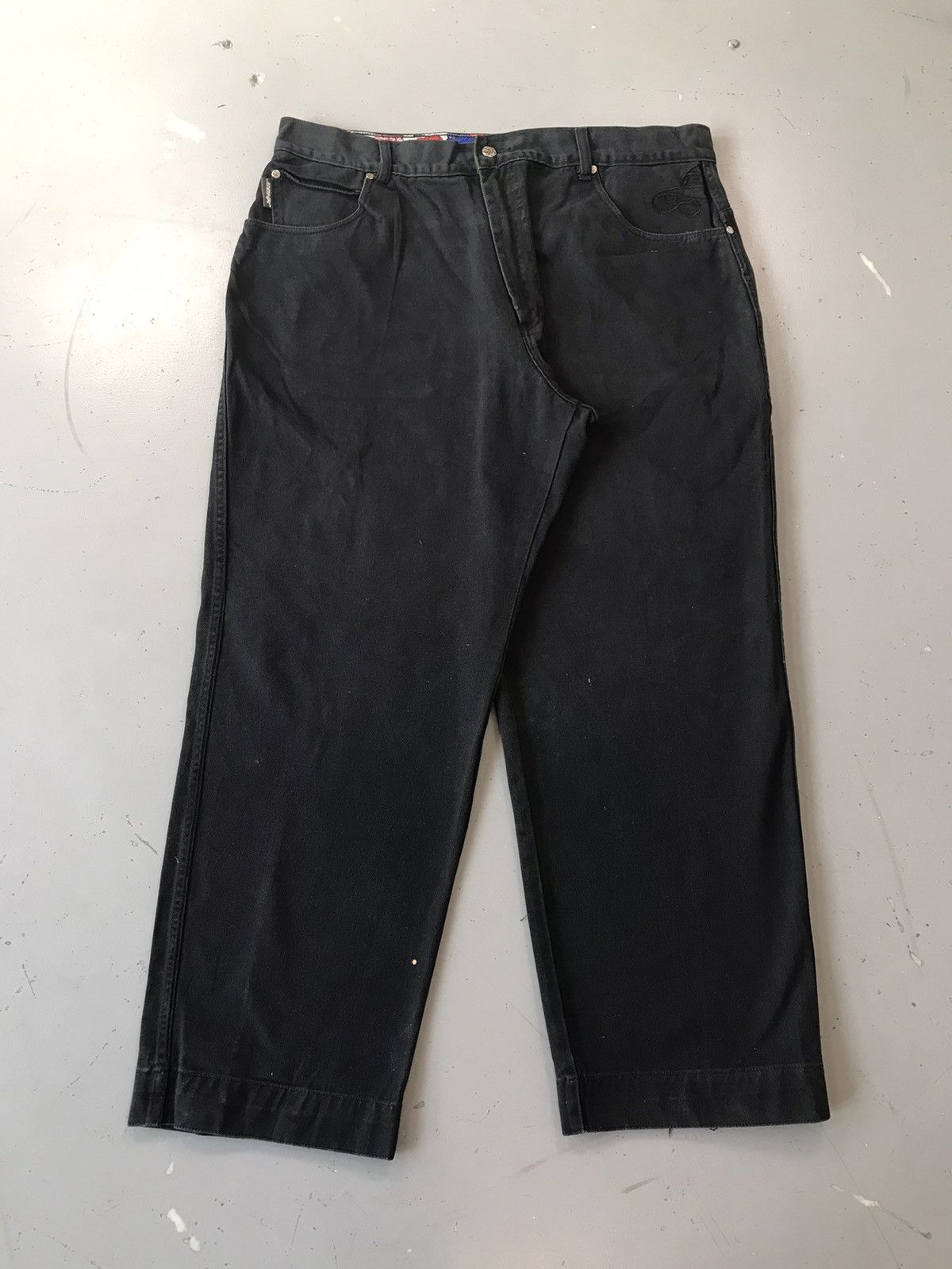 Vintage Vintage SOHK patch work straight fit denim Size US 40 / EU 56 - 2 Thumbnail