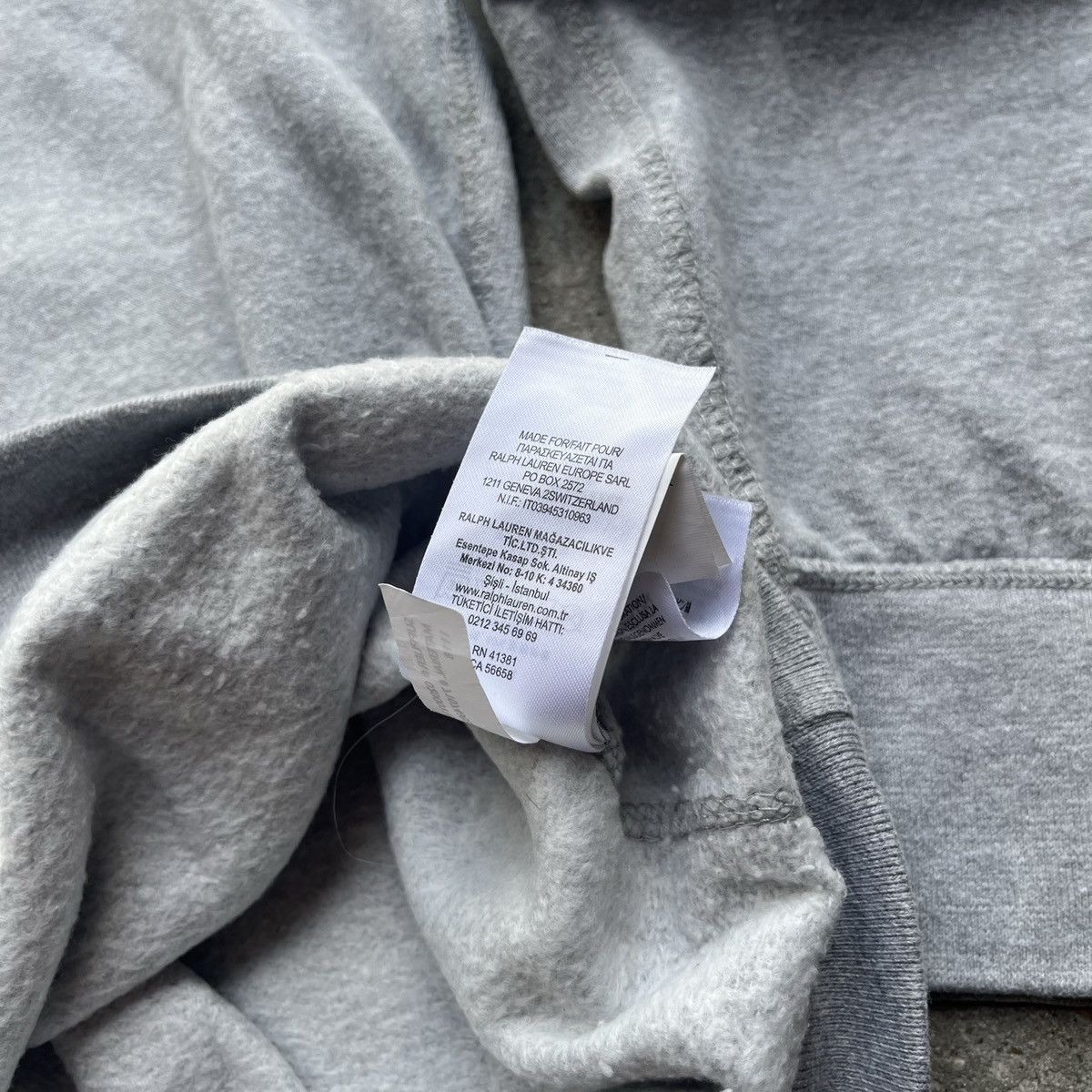 Polo Ralph Lauren × Ralph Lauren Ralph lauren polo bear crewneck sweatshirt L grey classy Size US L / EU 52-54 / 3 - 7 Thumbnail