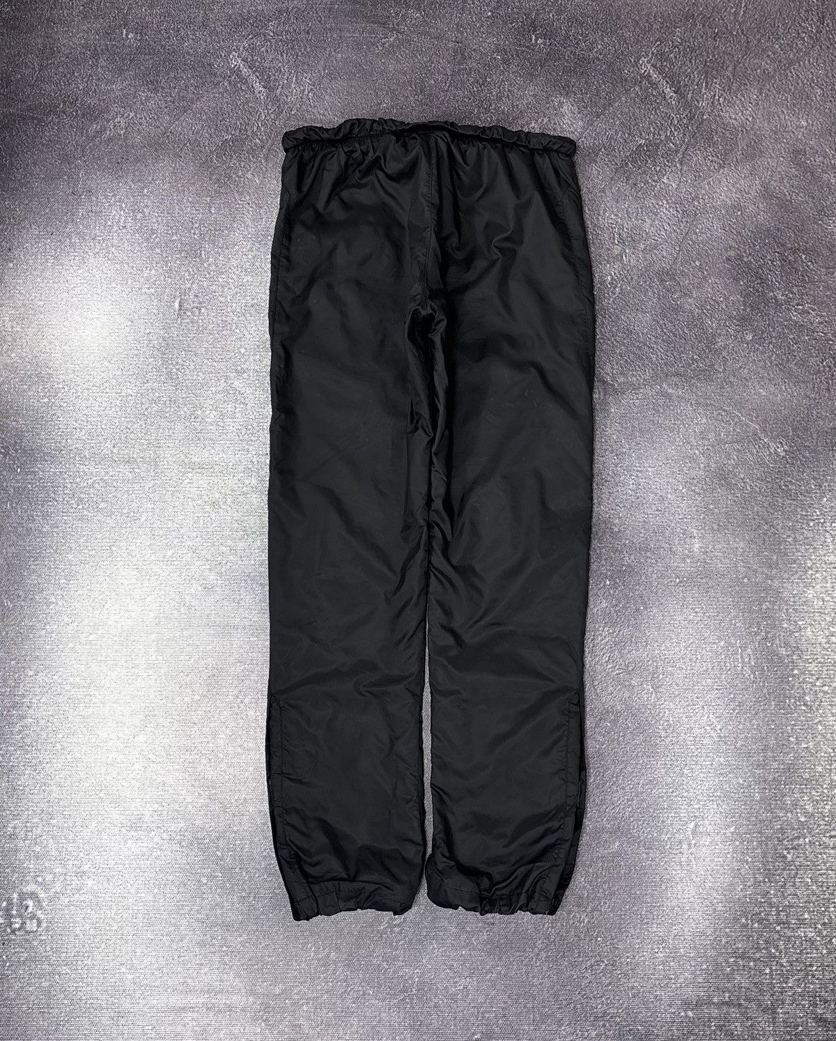 Nike Vintage Nike Y2K Black Hype Baggy Nylon Track Pants Size US 32 / EU 48 - 2 Thumbnail