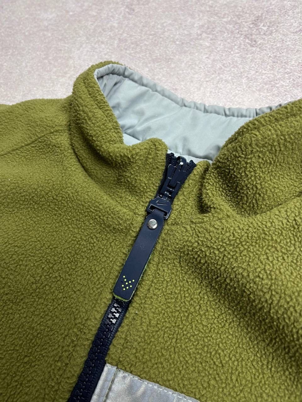Nike Vintage Nike Swoosh Fleece Nylon Recersible Vest M Size US M / EU 48-50 / 2 - 5 Thumbnail