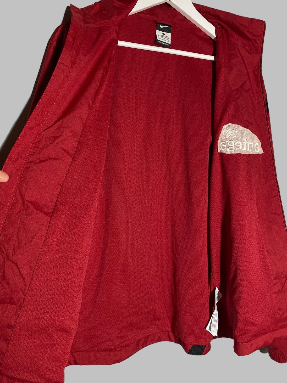 Nike Nike Mainz Hot Red Drill Jacket Size US M / EU 48-50 / 2 - 14 Thumbnail