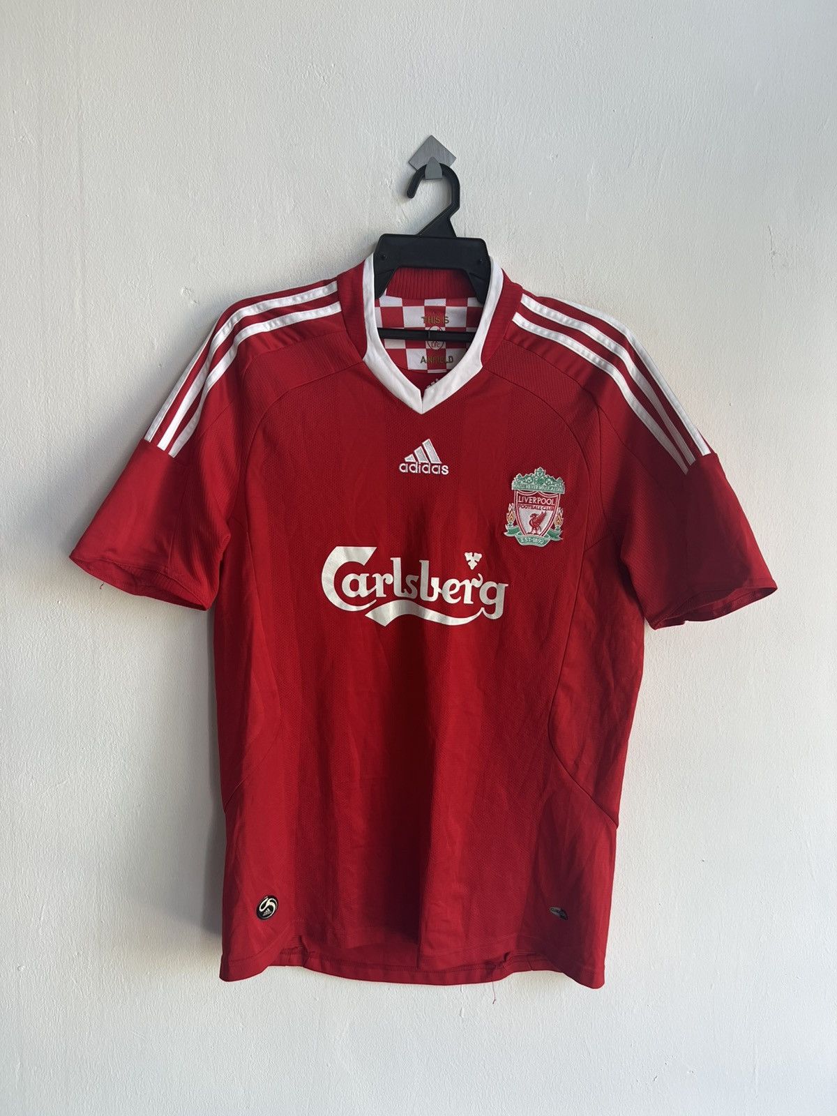 Adidas Original Adidas 2008-09 Liverpool FC Home Jersey Blocktech Size US M / EU 48-50 / 2 - 1 Thumbnail