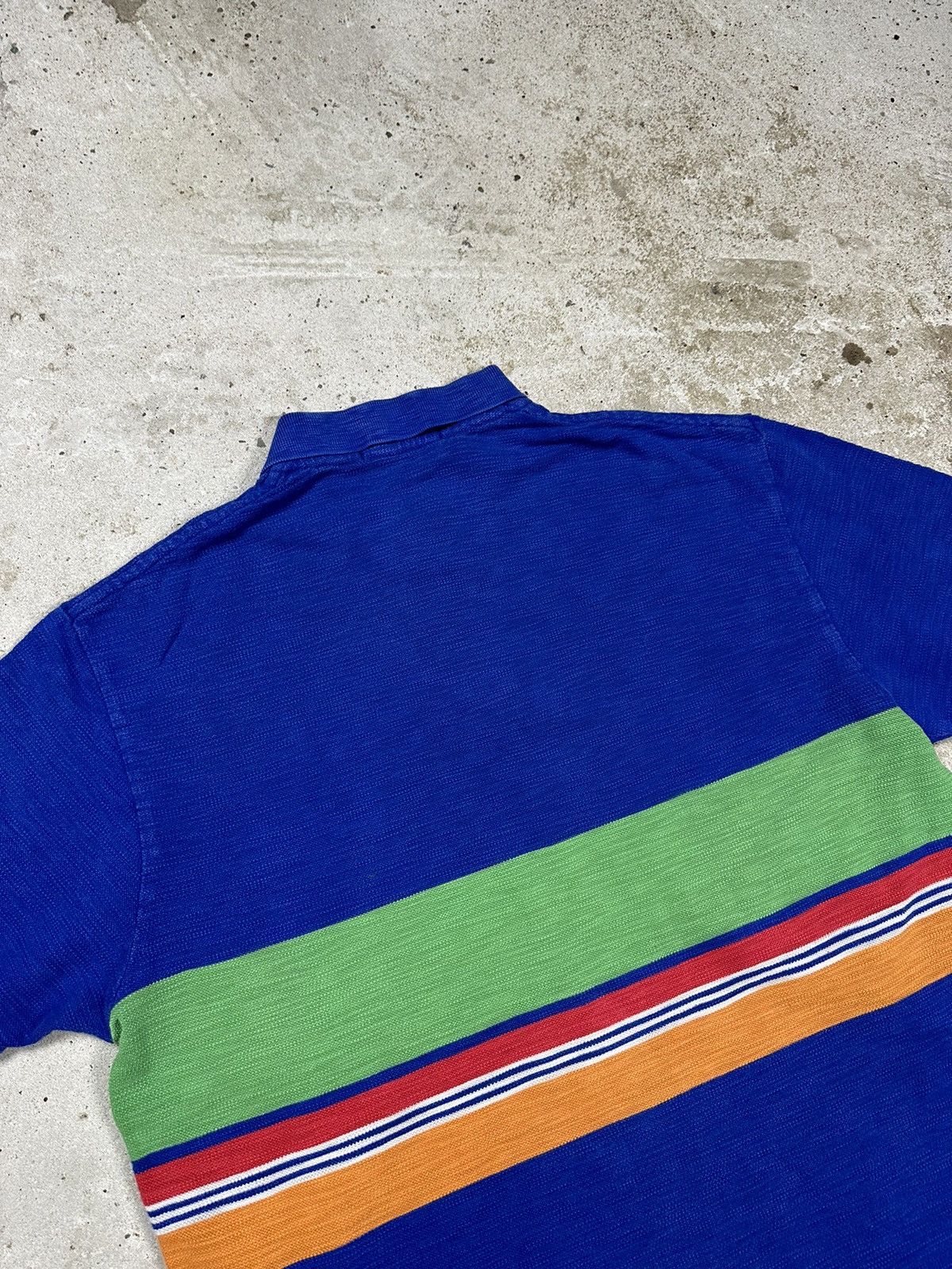 Polo Ralph Lauren Vintage y2k Polo Ralph Lauren Striped Polo Tee T Shirt Size US M / EU 48-50 / 2 - 9 Thumbnail