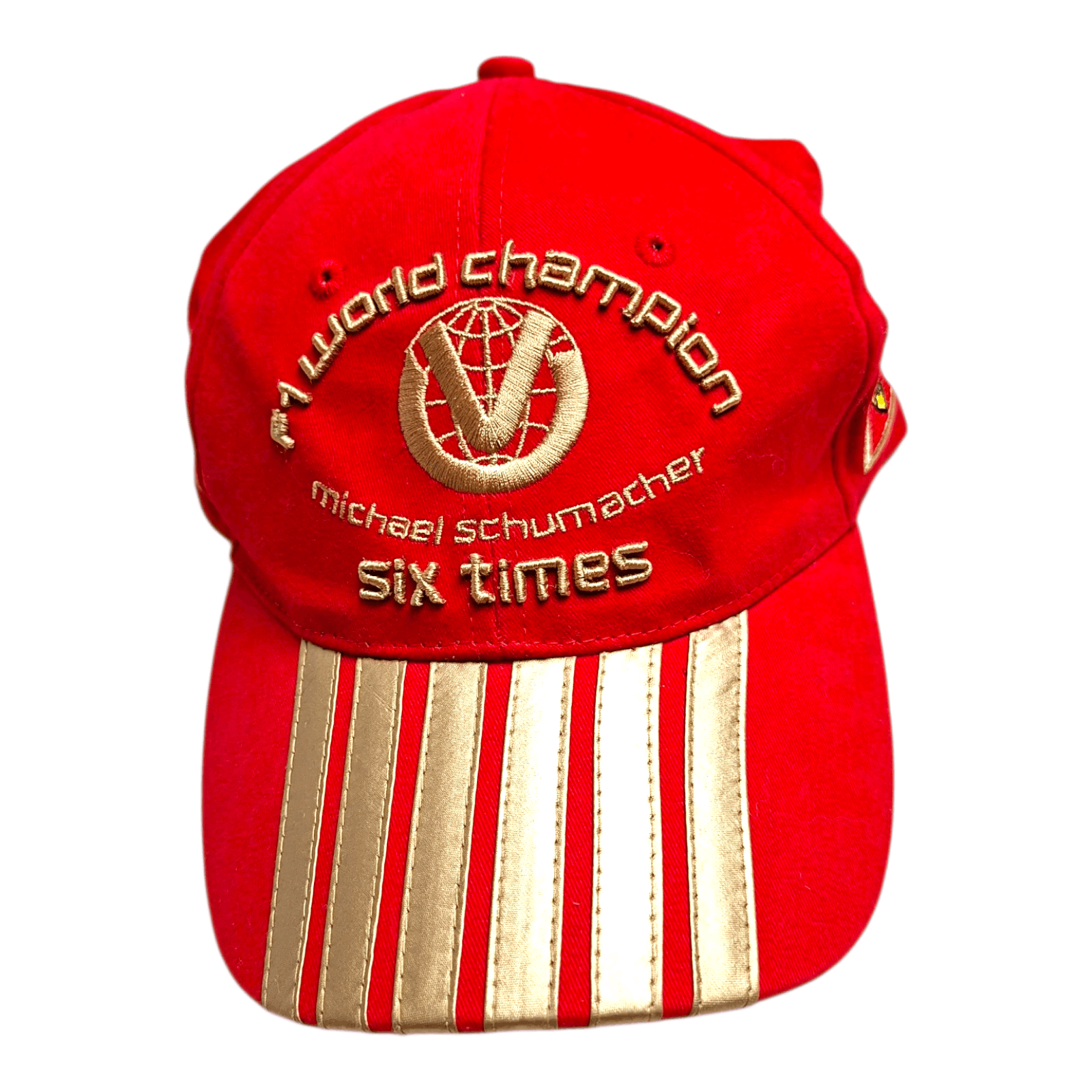 Ferrari Vtg Michael Schumacher Ferrari F1 Hat 6 Time World Champion Size ONE SIZE - 1 Thumbnail