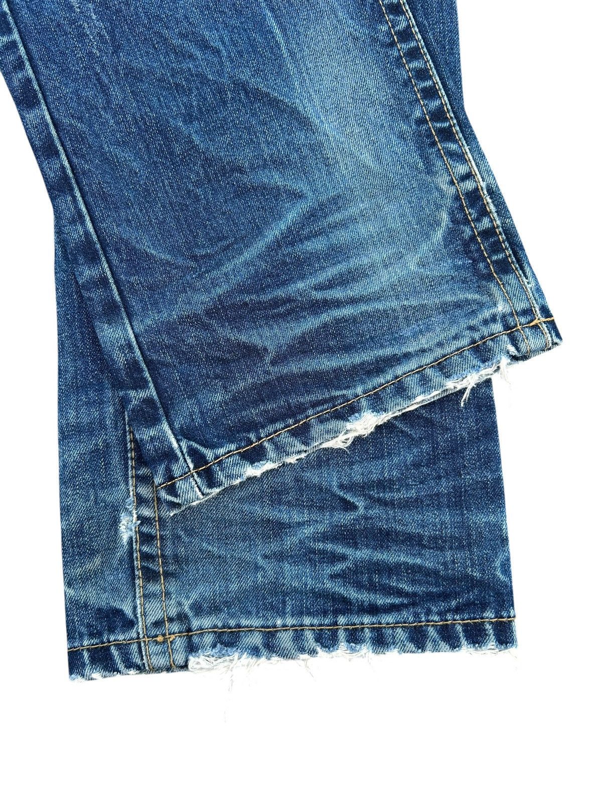 Kapital Yoshitomo Nara Lolita Vintage Distressed Denim Jeans Size US 32 / EU 48 - 11 Thumbnail