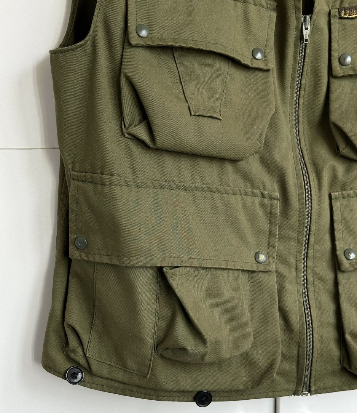 Belstaff Rare Vintage 70's BELSTAFF Multi Pocket Vest Waistcoat Sz L Size US L / EU 52-54 / 3 - 4 Thumbnail