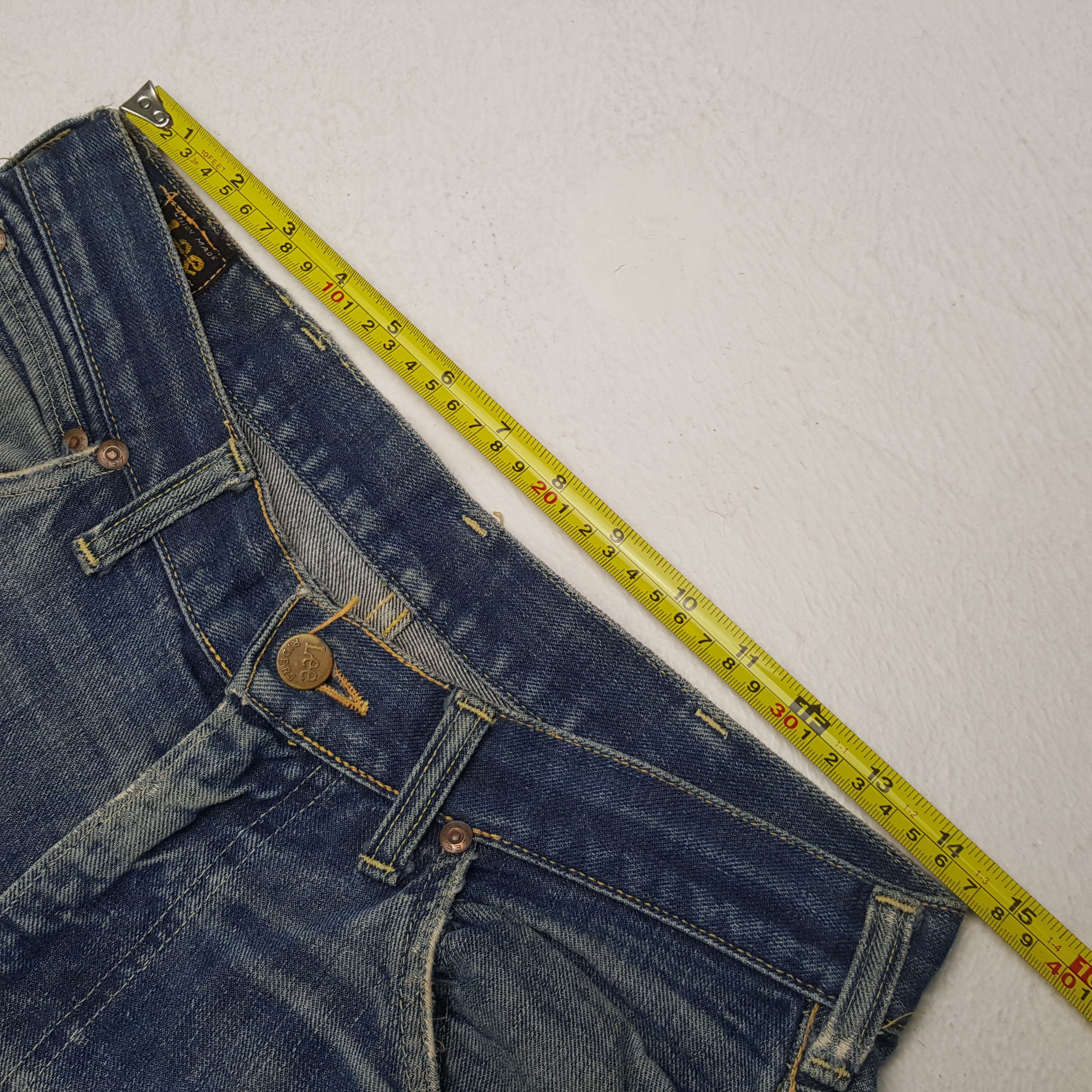 Lee Vintage 70's Lee Riders American Brand Distressed Jeans RR14 Size US 30 / EU 46 - 7 Thumbnail