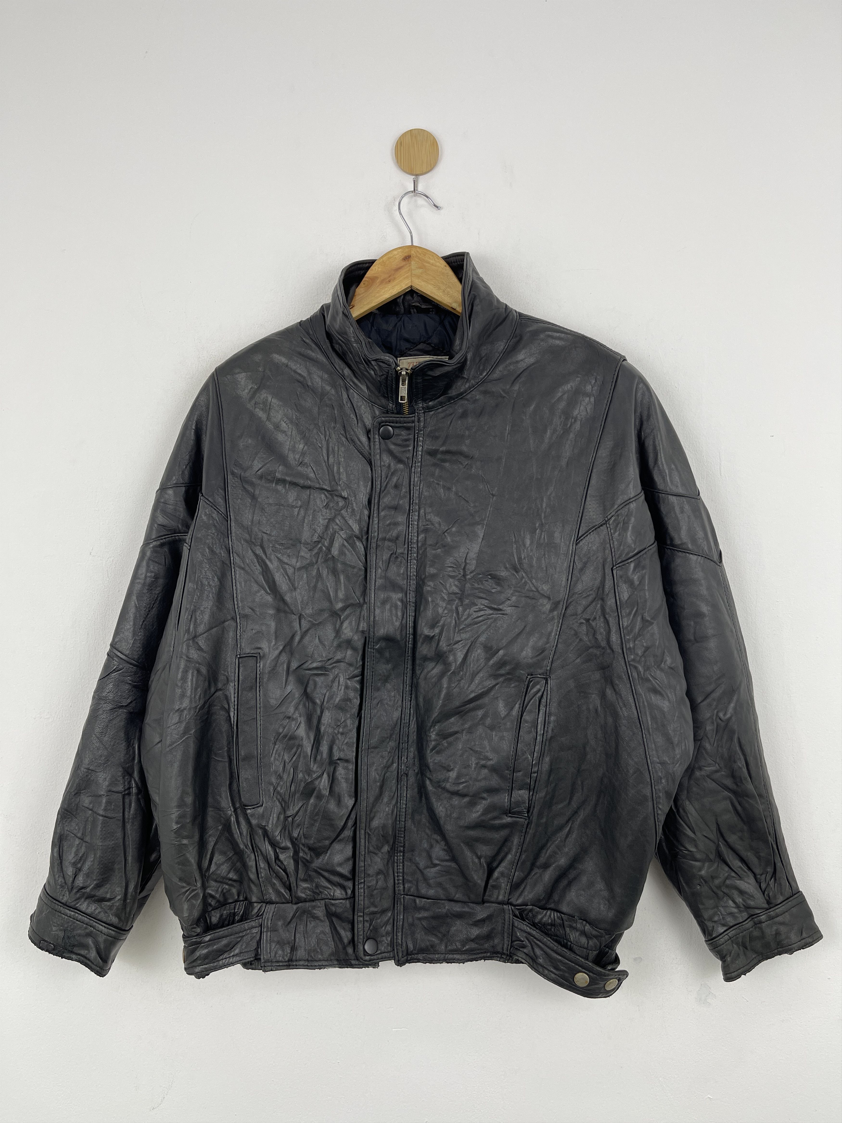 Japanese Brand Vtg Japanese Brand The Fox Collection Leather Jacket JA0083 Size US XL / EU 56 / 4 - 1 Thumbnail