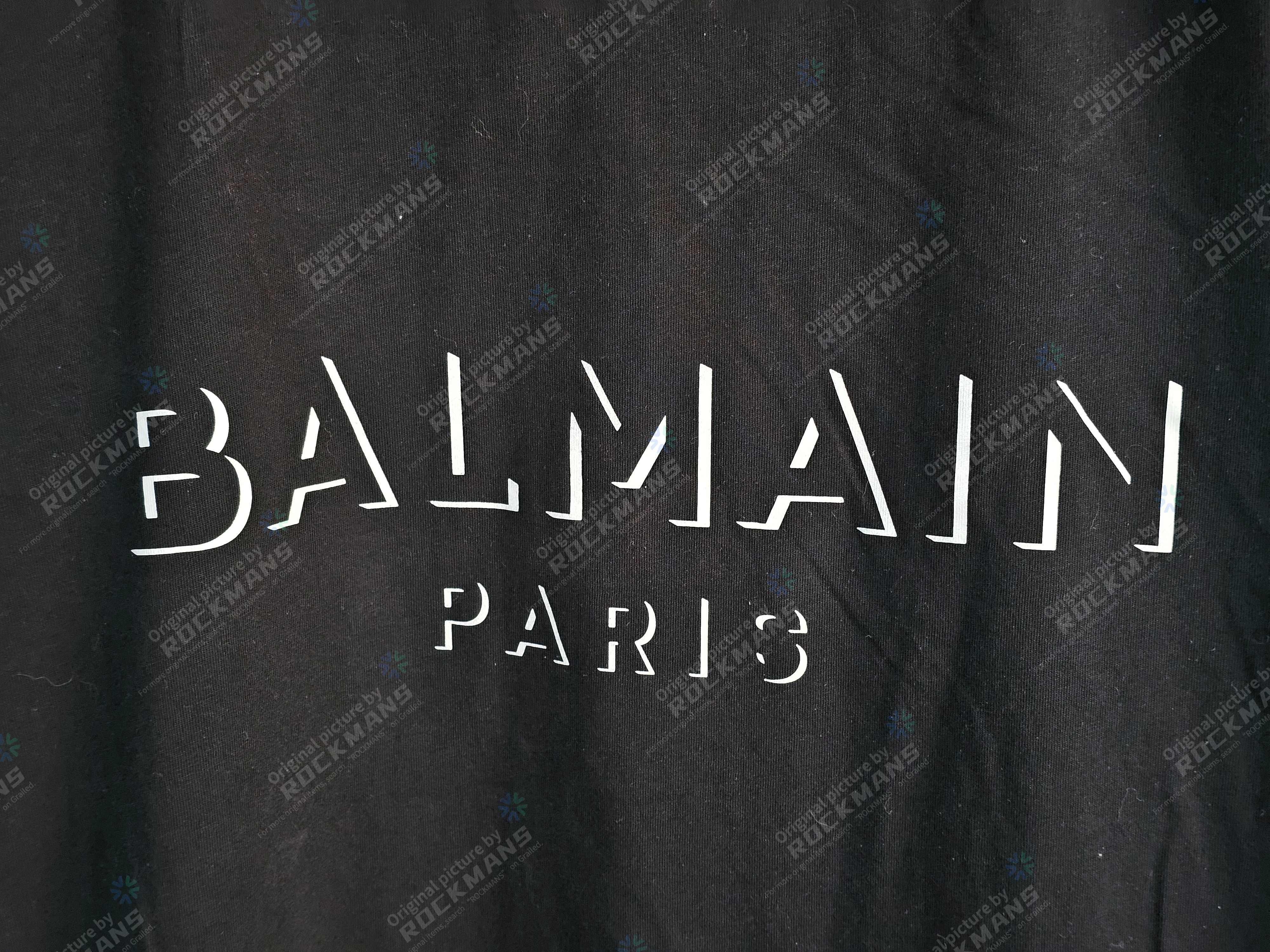 Balmain Balmain logo-print Cotton T-shirt Size L Size US L / EU 52-54 / 3 - 2 Thumbnail