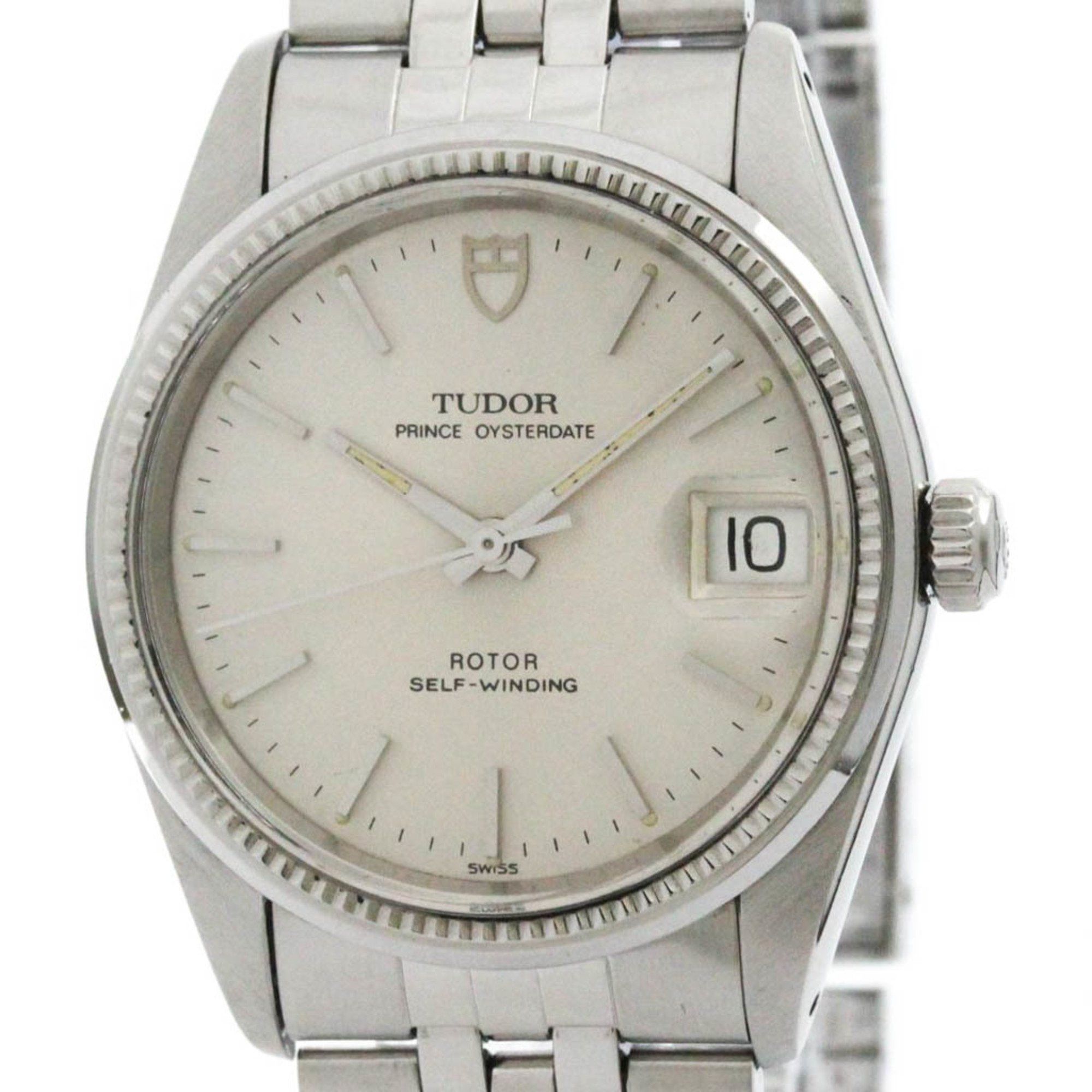 Tudor Polished TUDOR Prince Oyster Date Steel Automatic Mens Watch 75030 BF577997 Size ONE SIZE - 1 Thumbnail