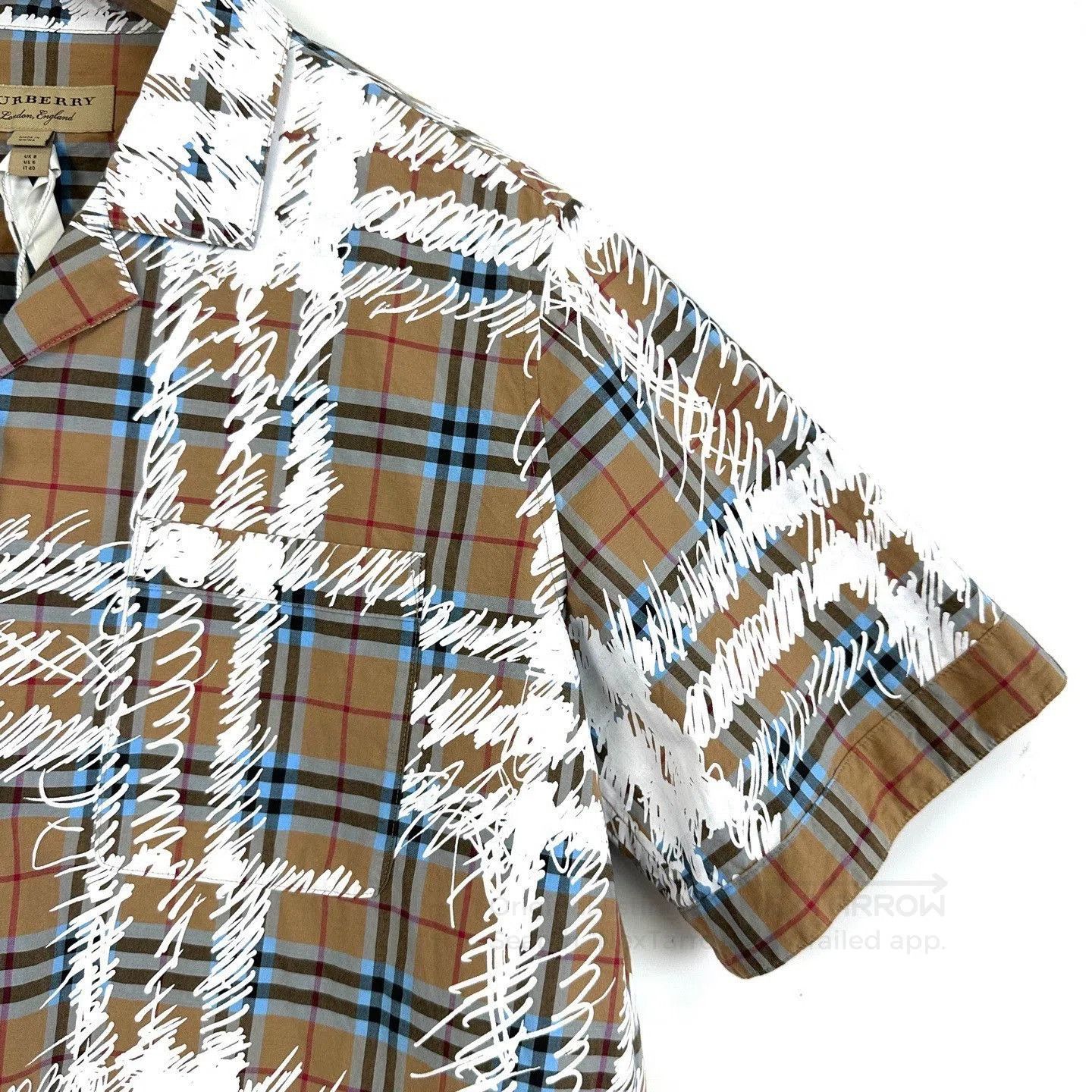 Burberry Burberry Classic Check Graffiti Short Sleeve. Size XS / US 0-2 / IT 36-38 - 5 Thumbnail