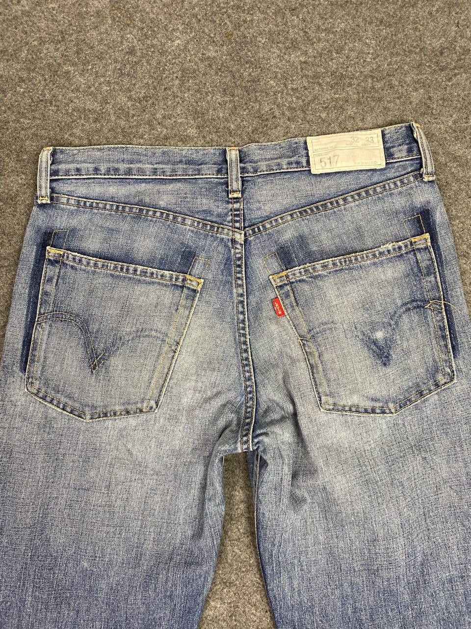 Levi's vintage levis 517 white label bootcut flare denim Size US 33 - 3 Thumbnail