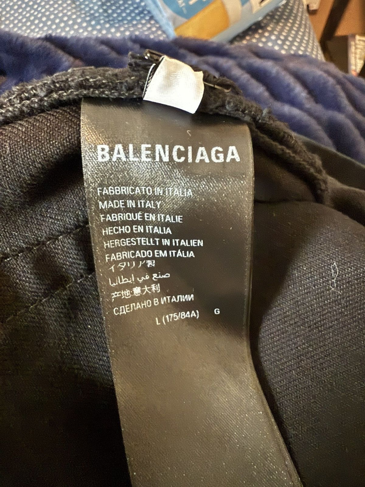 Balenciaga Denim Sticker Baggy Pants Size US 34 / EU 50 - 6 Thumbnail
