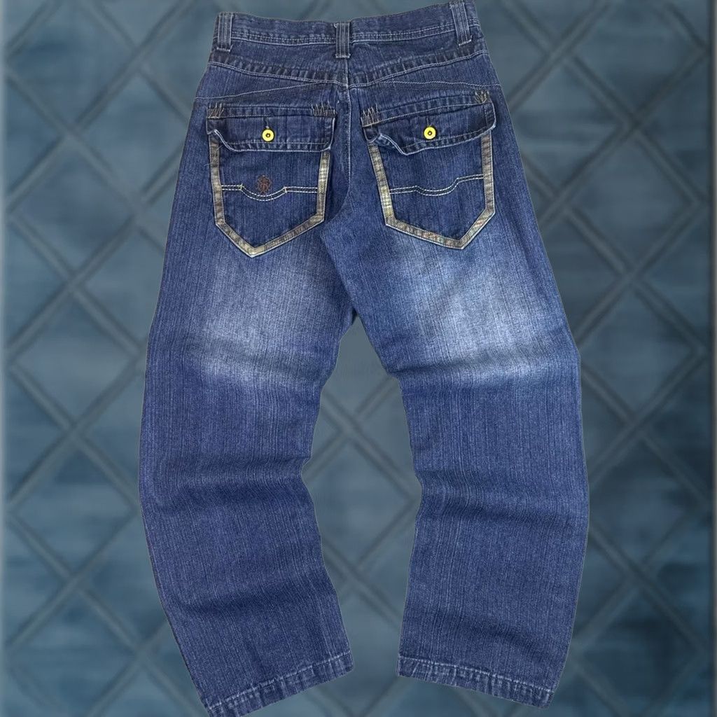 Southpole × Streetwear × Vintage Southpole Gold tab Baggy jeans