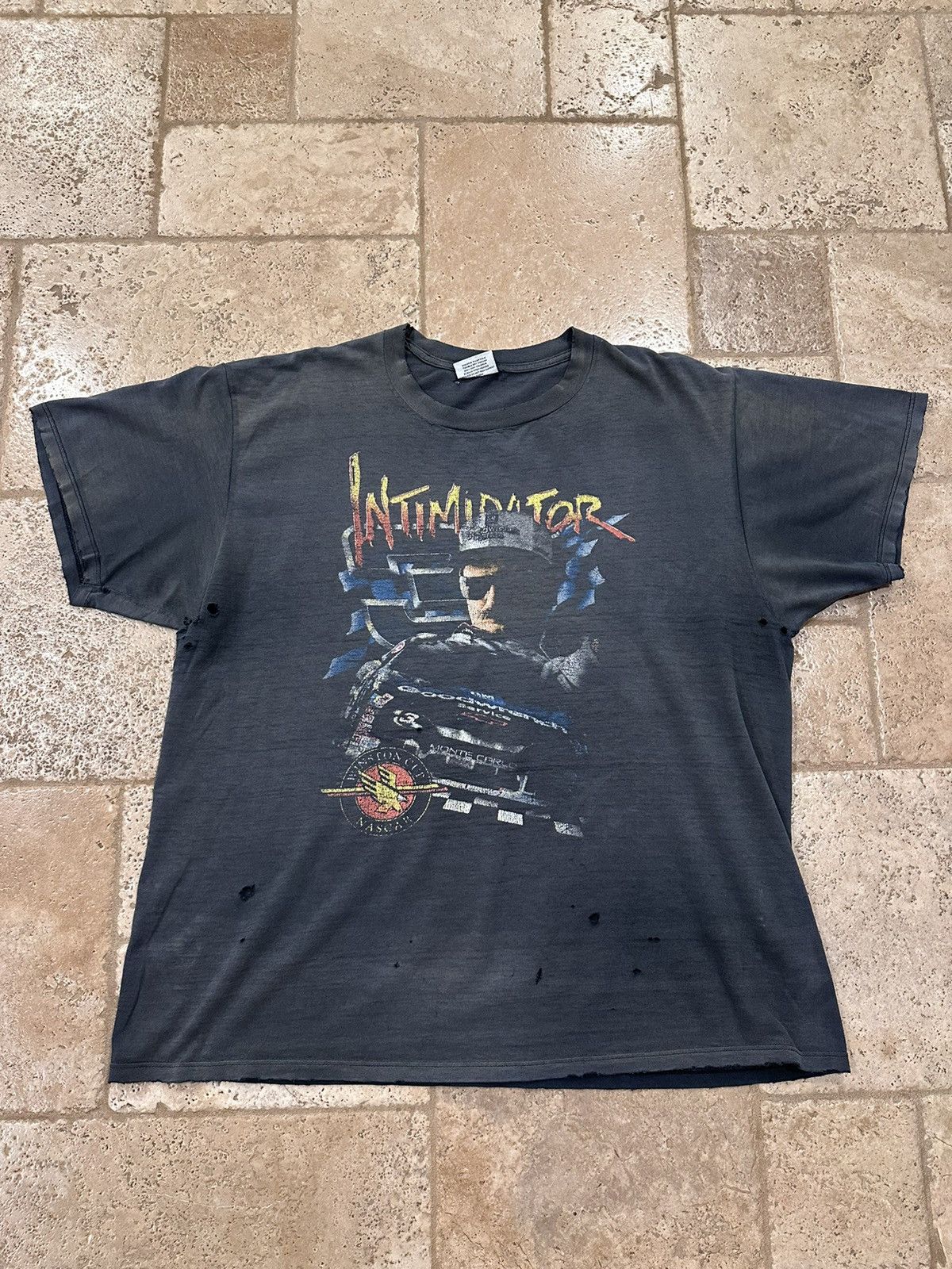 NASCAR Vintage Dale Earnhardt Winston Cup Tour 1997 Intimidator Tee Size US XXL / EU 58 / 5 - 3 Thumbnail