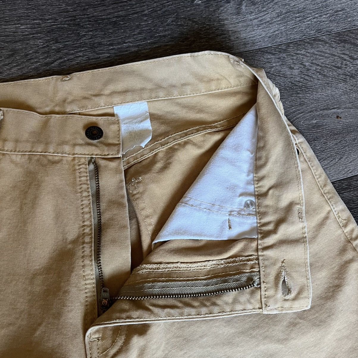 Filson × Levi's Levi’s Filson Tin Cloth 505 Straight Beige Pants Made in USA Size US 32 / EU 48 - 7 Thumbnail