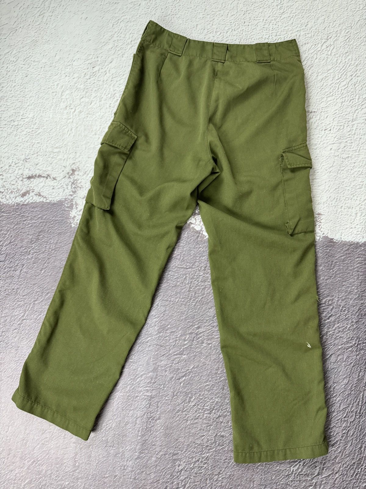 Vintage Vintage 80s Militari Utility Khaki Army distressed cargo Size US 32 / EU 48 - 2 Thumbnail