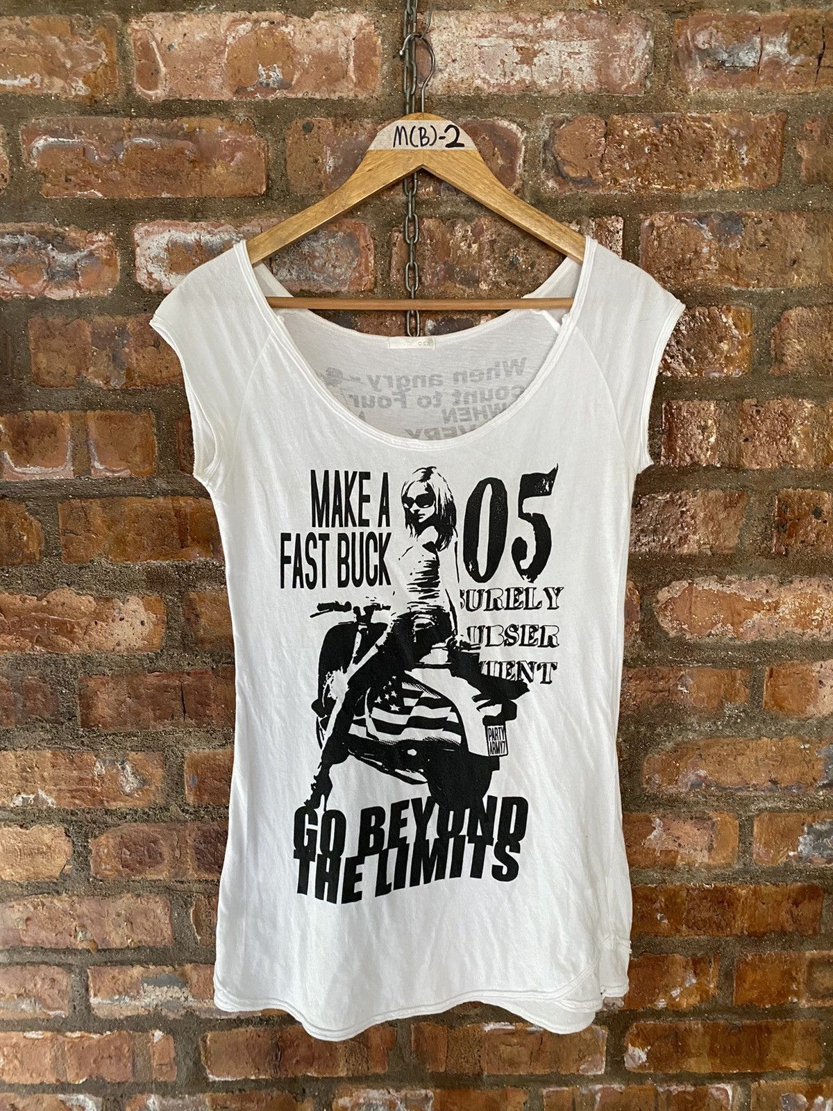 20471120 × Hysteric Glamour × Japanese Brand 2000s CE2 Japan Sex Vespa shirt Size S / US 4 / IT 40 - 2 Thumbnail
