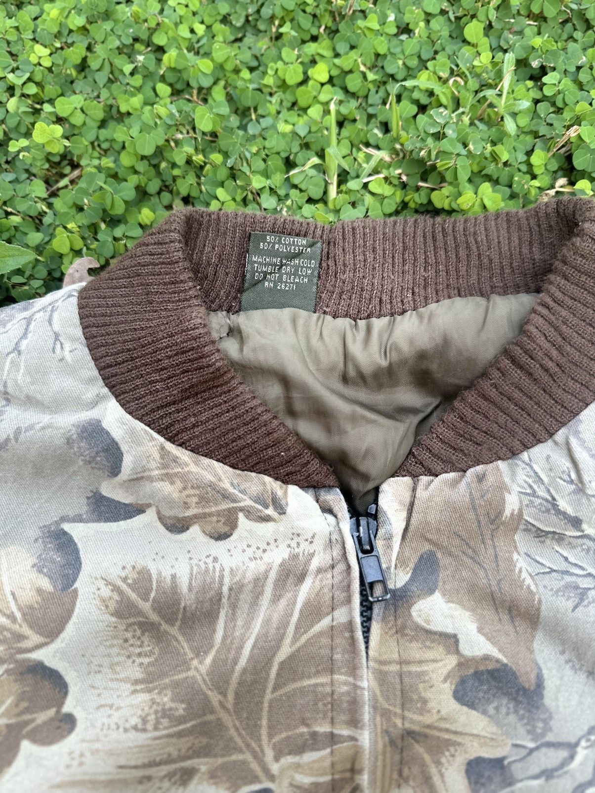 Mossy Oaks × Vintage Crazy Vintage 00s Realtree Camo Rare Bomber Jacket Size US XL / EU 56 / 4 - 8 Thumbnail