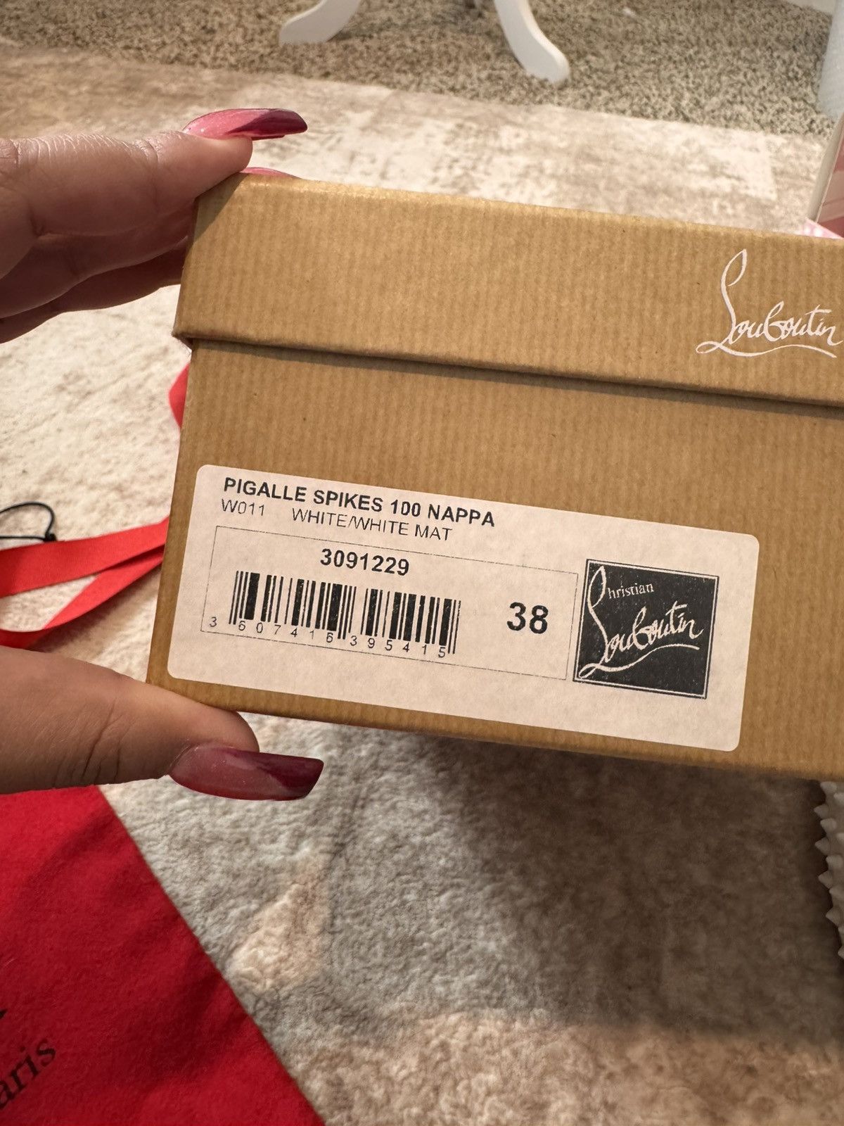 Christian Louboutin AUTHENTIC CHRISTIAN LOUBOUTIN HEELS SIZE 7 Size US 7 / IT 37 - 9 Thumbnail