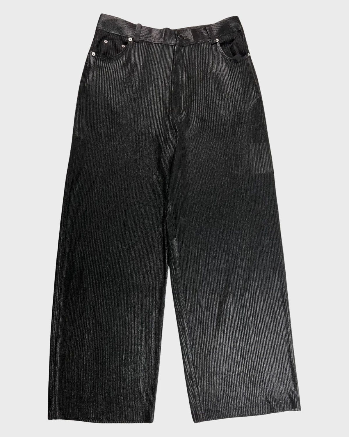 image of Balenciagaaw23 Translucent Transparent Pants Sz:m in Black, Men's (Size 31)