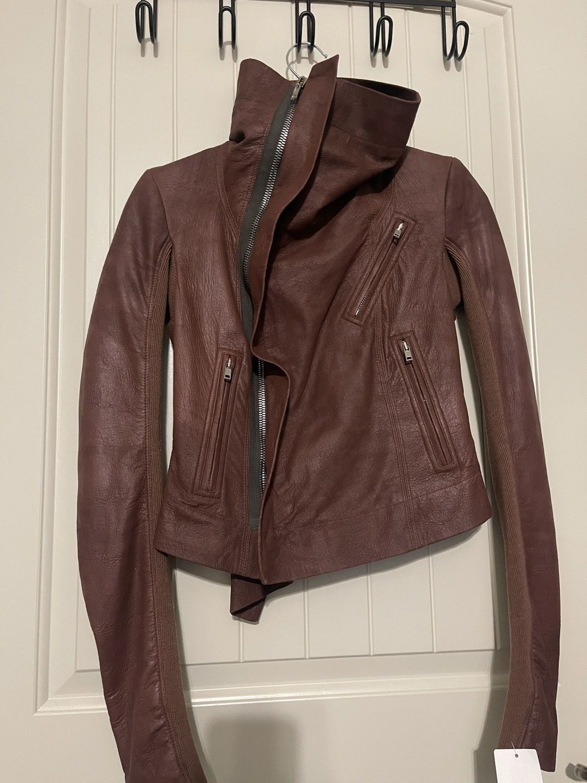 Rick Owens Women’s Rick Owens Leather Jacket Size XS / US 0-2 / IT 36-38 - 3 Thumbnail