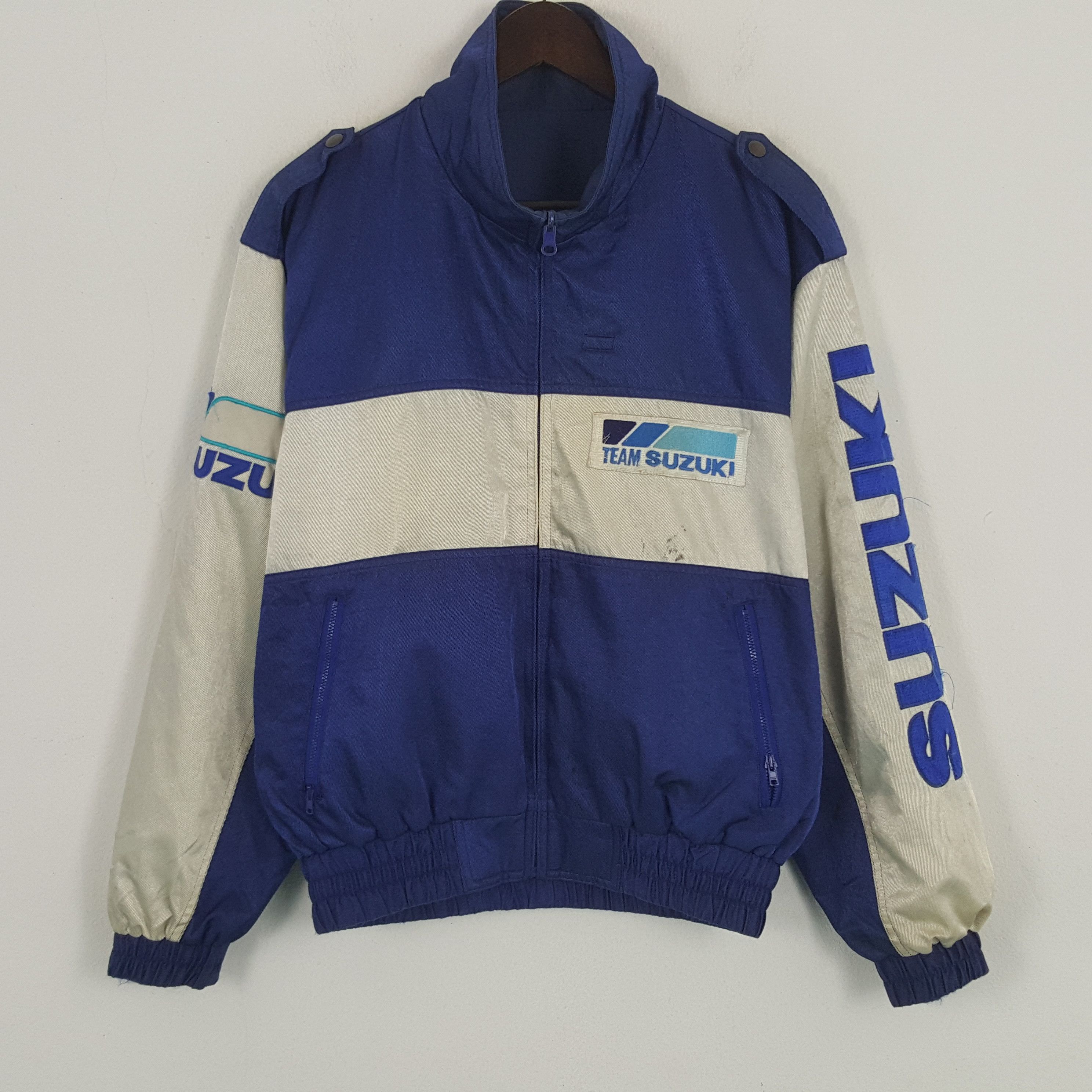 Sports Specialties × Vintage Vintage Team Suzuki Worker Windbreaker Racing Jacket Size US L / EU 52-54 / 3 - 3 Thumbnail