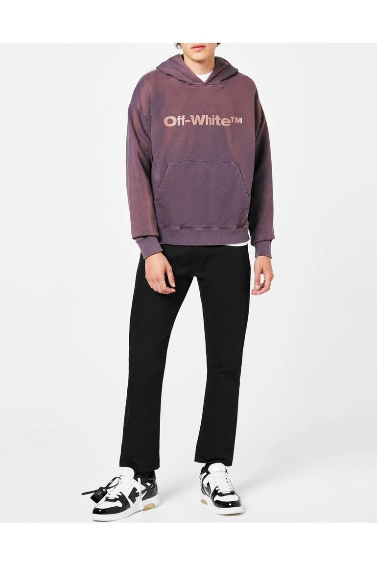 Off-White o1y0325 Logo Hoodie in Purple Size US S / EU 44-46 / 1 - 5 Thumbnail