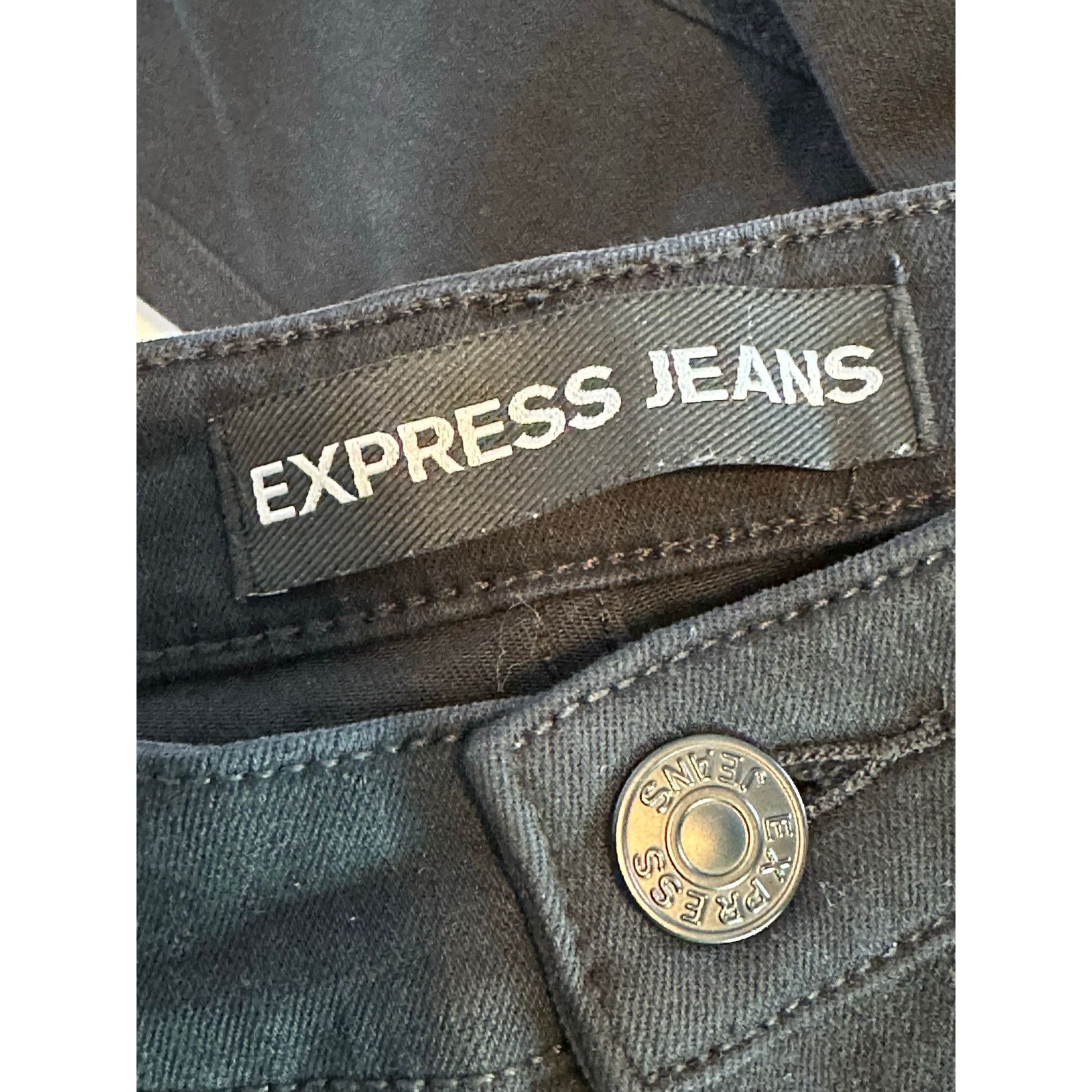Express Express Stella Low Rise Leggings Zipper Ankle Jeans size 2 Size 26" / US 2 / IT 38 - 3 Thumbnail