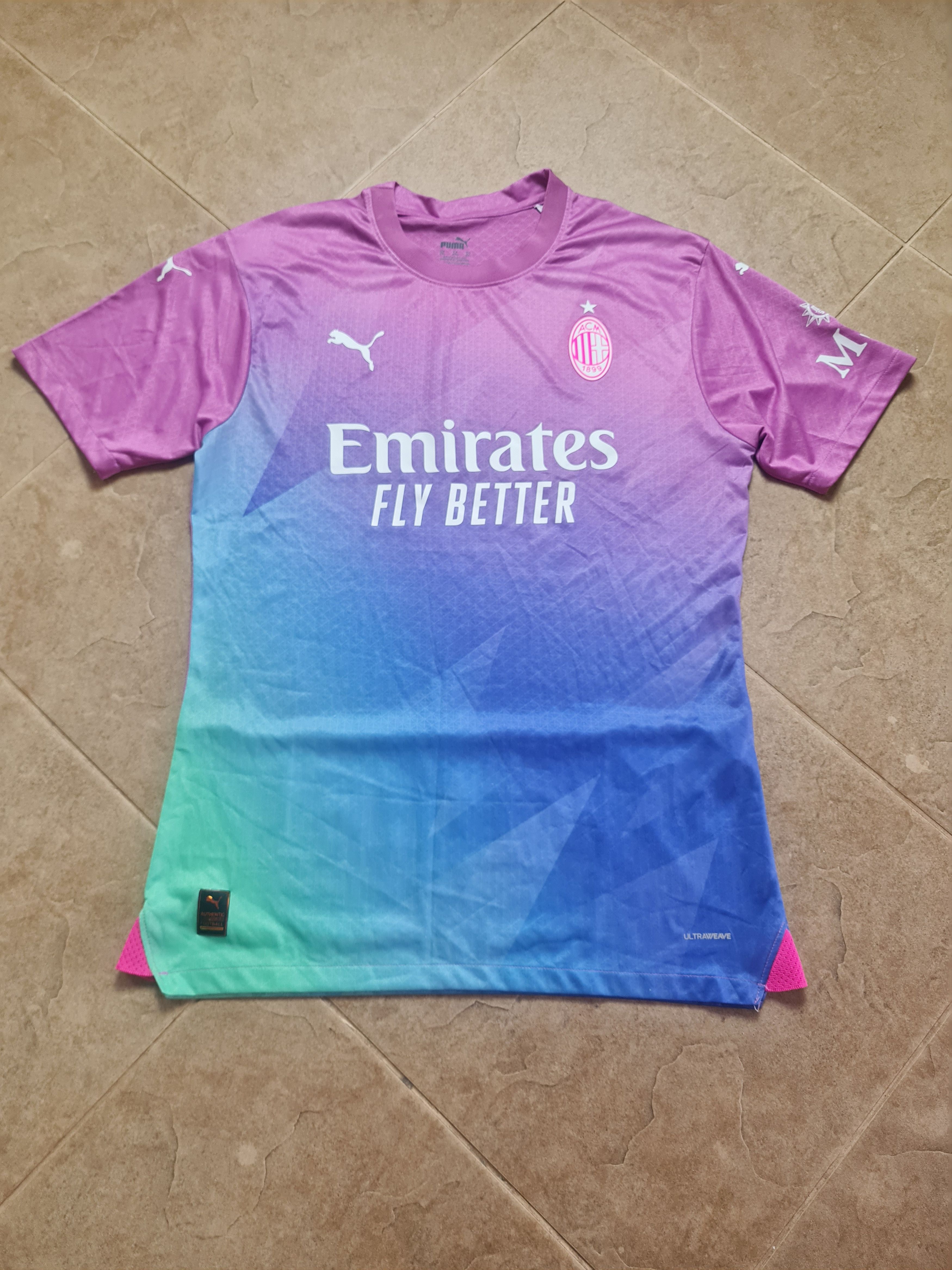 Puma Football T-shirts Men's Jersey Puma AC MILAN JERSEY Soocer Size US XL / EU 56 / 4 - 14 Thumbnail