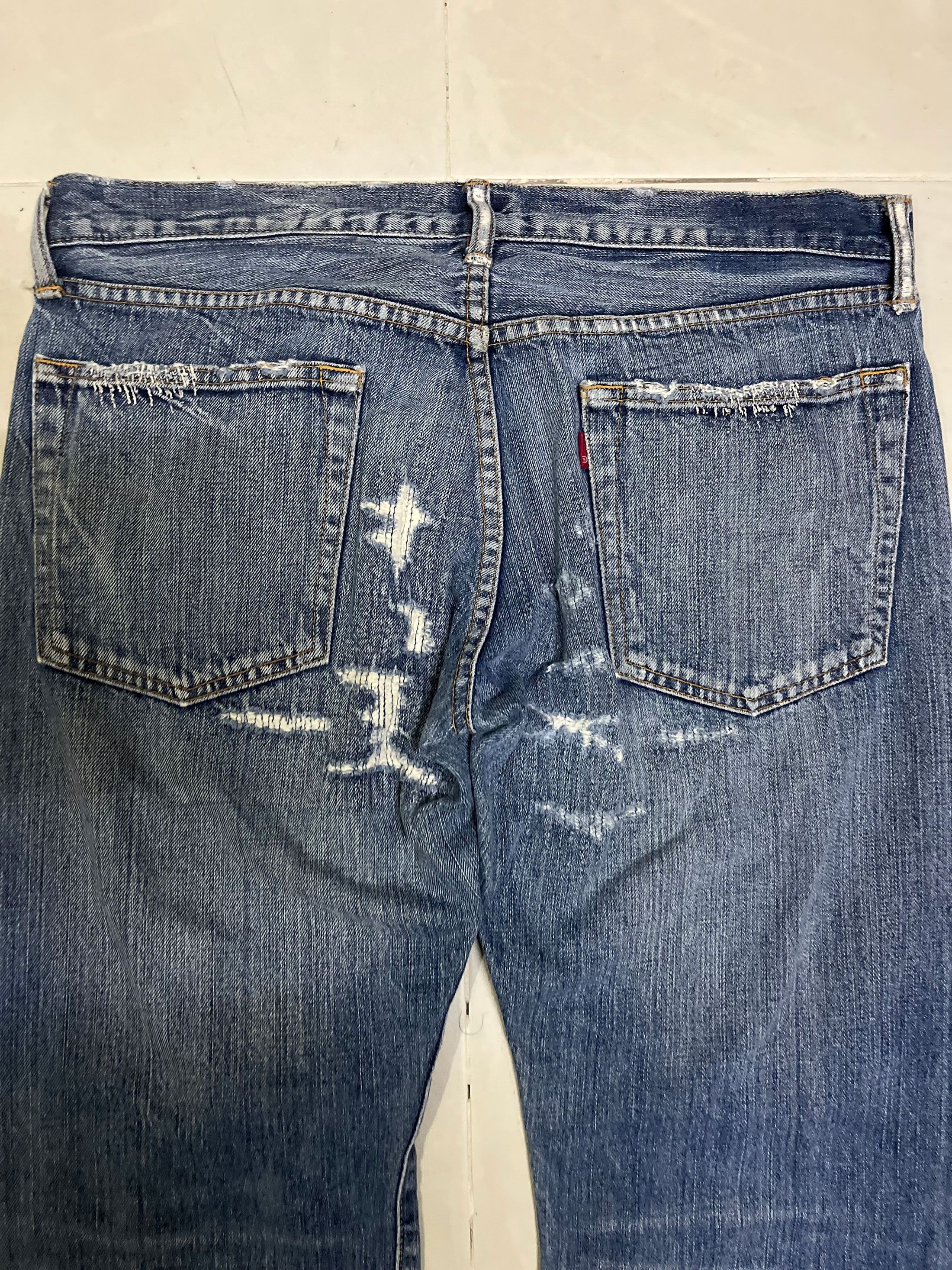 Eternal × Japanese Brand Eternal Japan Washed Ripped Jeans Low Rise Size US 34 / EU 50 - 8 Thumbnail
