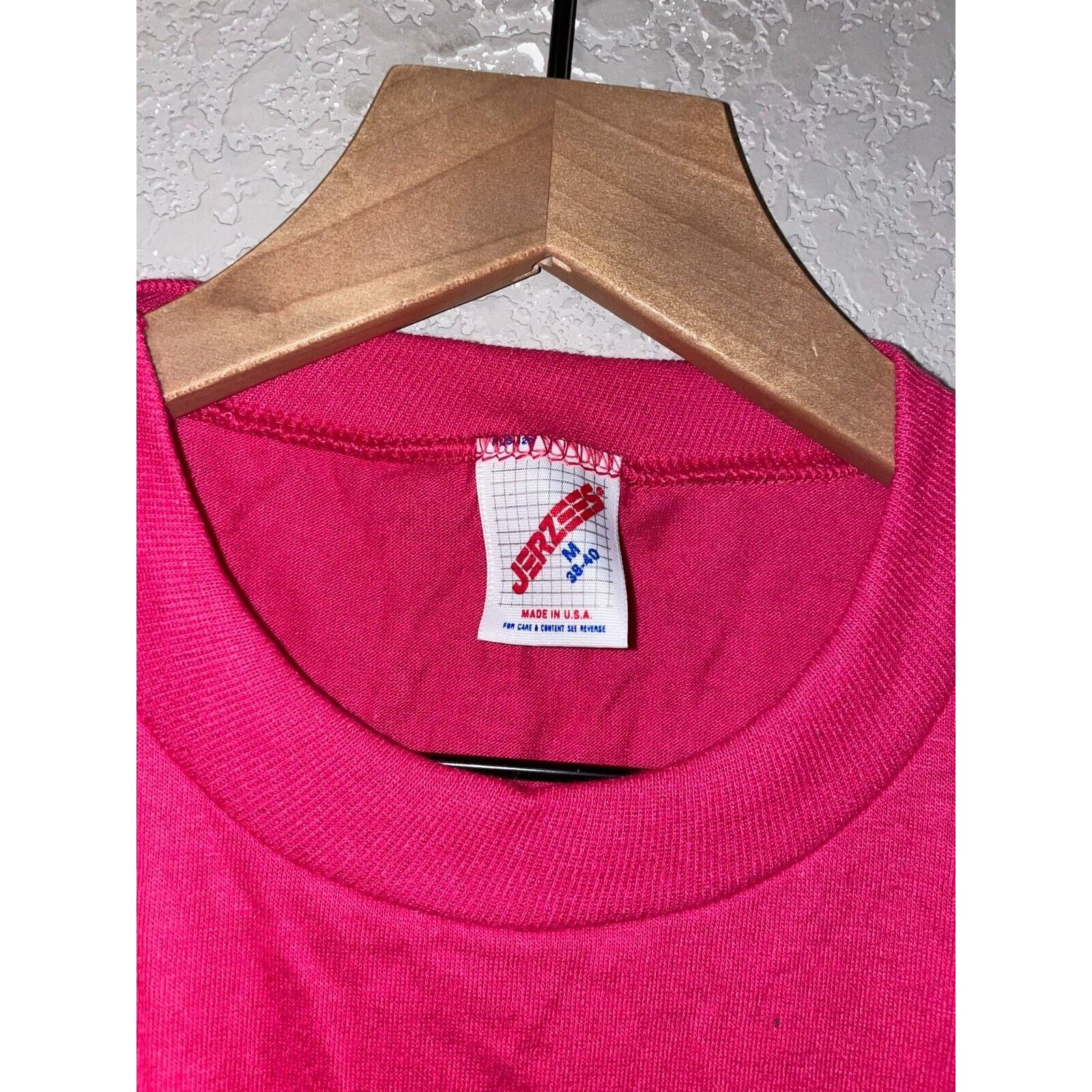 Jerzees Vintage Las Vegas Shirt NV Nevada Flower Pink Tee 90s VTG M Size US M / EU 48-50 / 2 - 6 Thumbnail