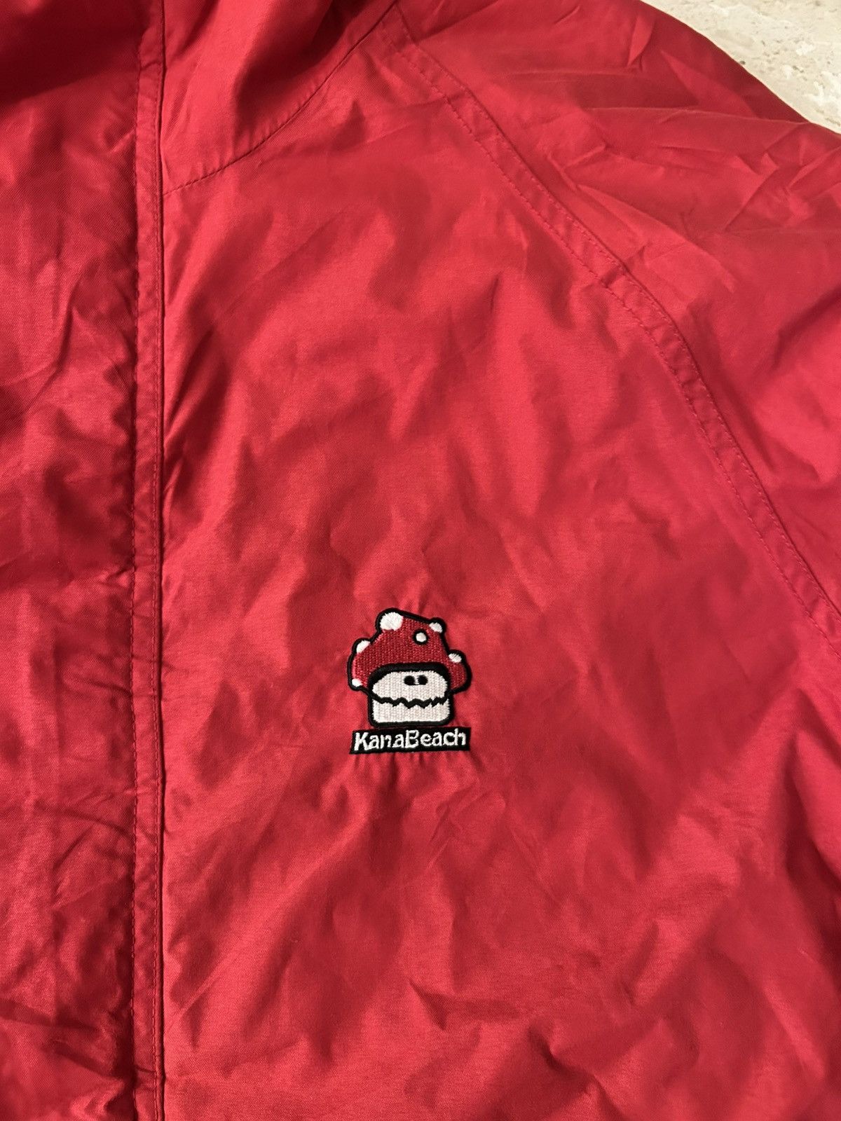 Other Vintage 00s KanaBeach Jacket – Red Hooded Technical Coat Y2K Size US L / EU 52-54 / 3 - 2 Thumbnail
