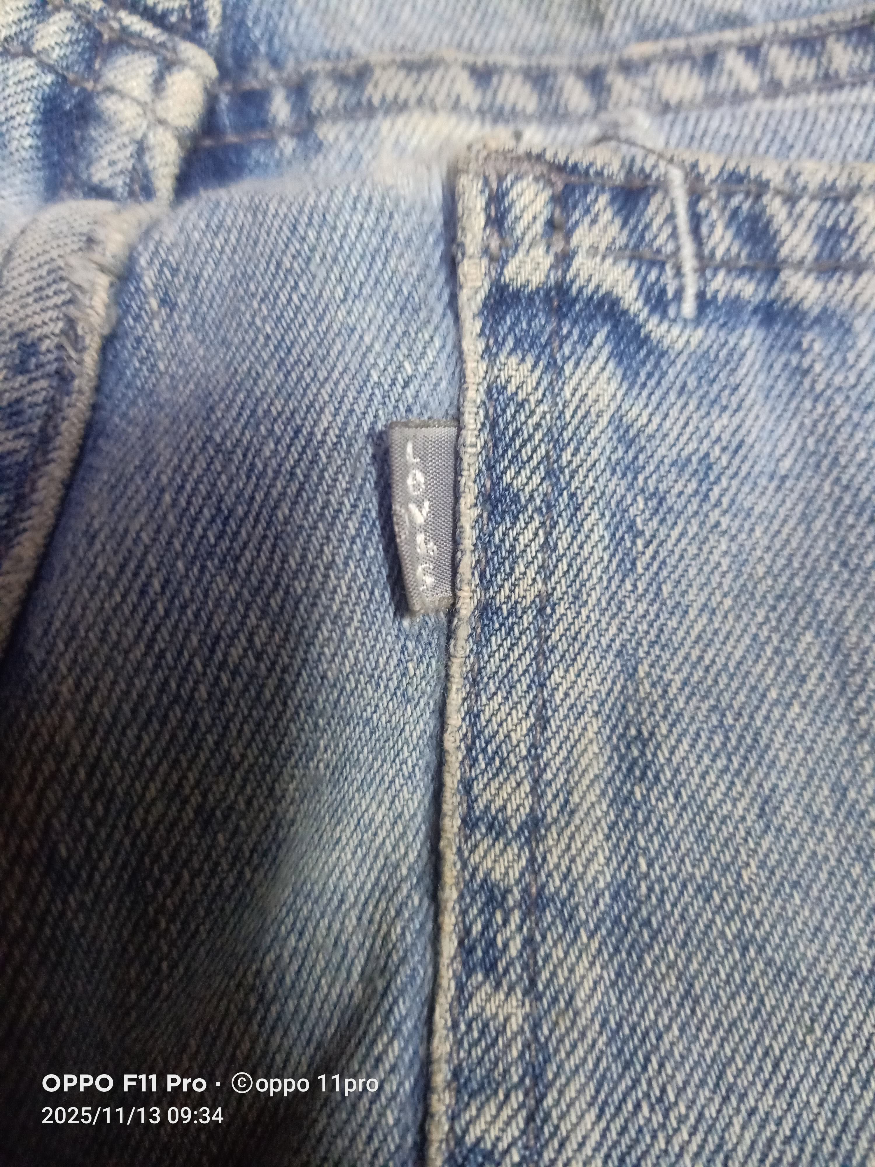 Levi's 🌟Vintag Levis 90s Silver Loose Jeans 🌟 Size US 34 / EU 50 - 4 Thumbnail