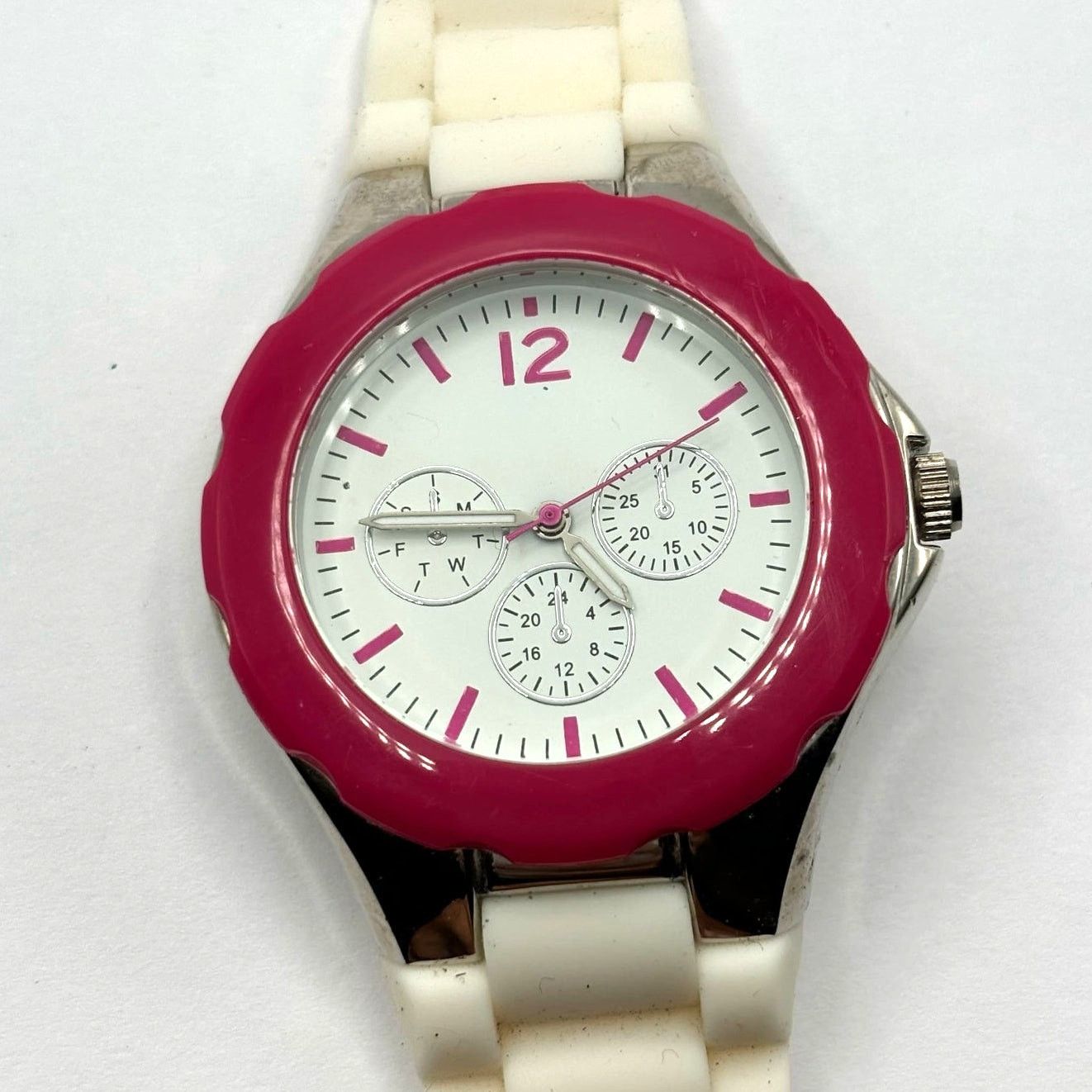 Other Y2K Pink & White Men's Watch Size ONE SIZE - 3 Thumbnail