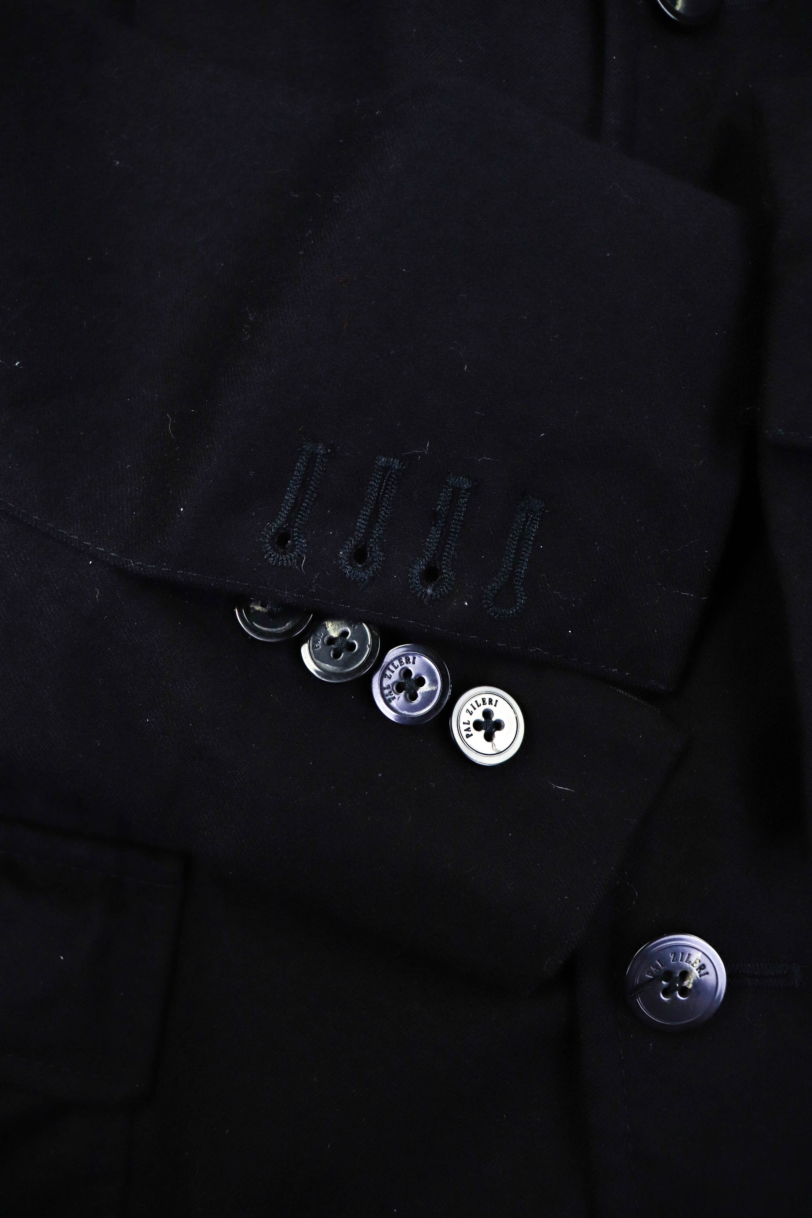 Pal Zileri PAL ZILERI Concept Black Wool Sport Coat Blazer Jacket Size 48R - 13 Thumbnail