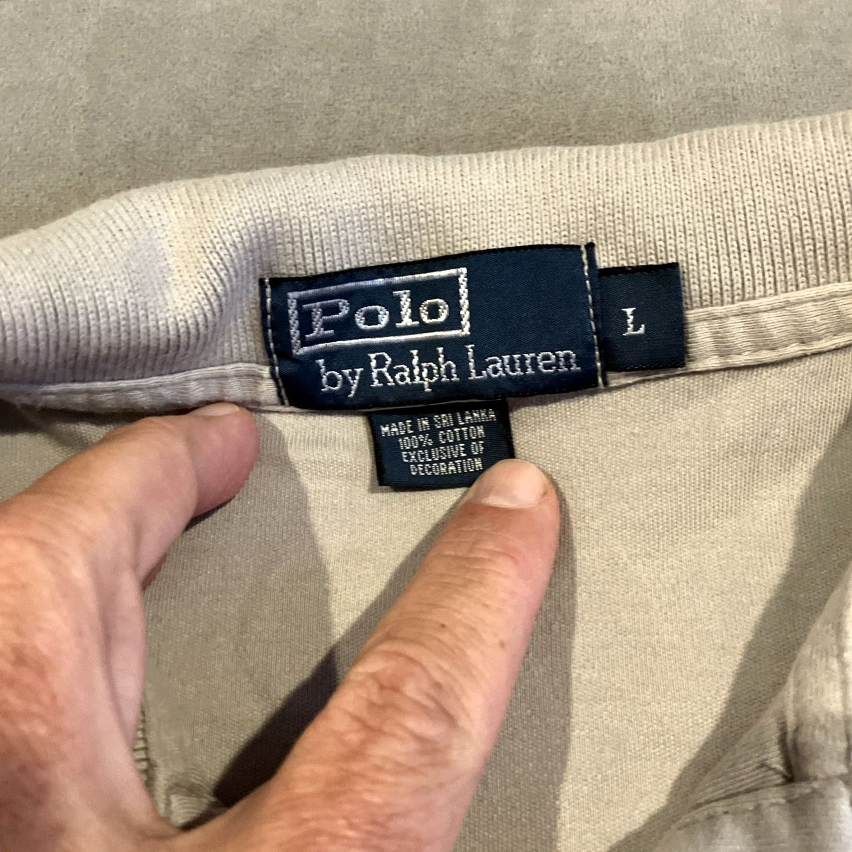Polo Ralph Lauren Beautiful Polo Ralph Lauren Soft Gray Golf - Mens Large Size US L / EU 52-54 / 3 - 3 Thumbnail