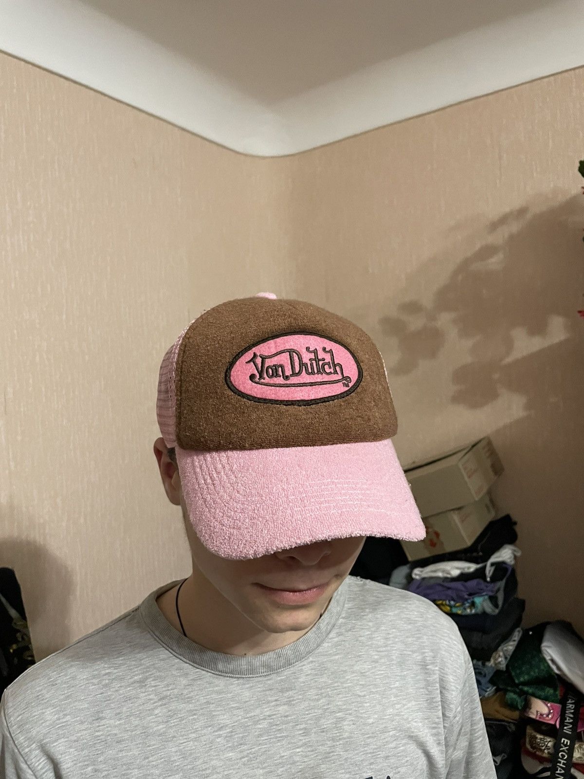 Von Dutch Vintage Von Dutch Pink Y2K Tracker Cap Size ONE SIZE - 1 Thumbnail