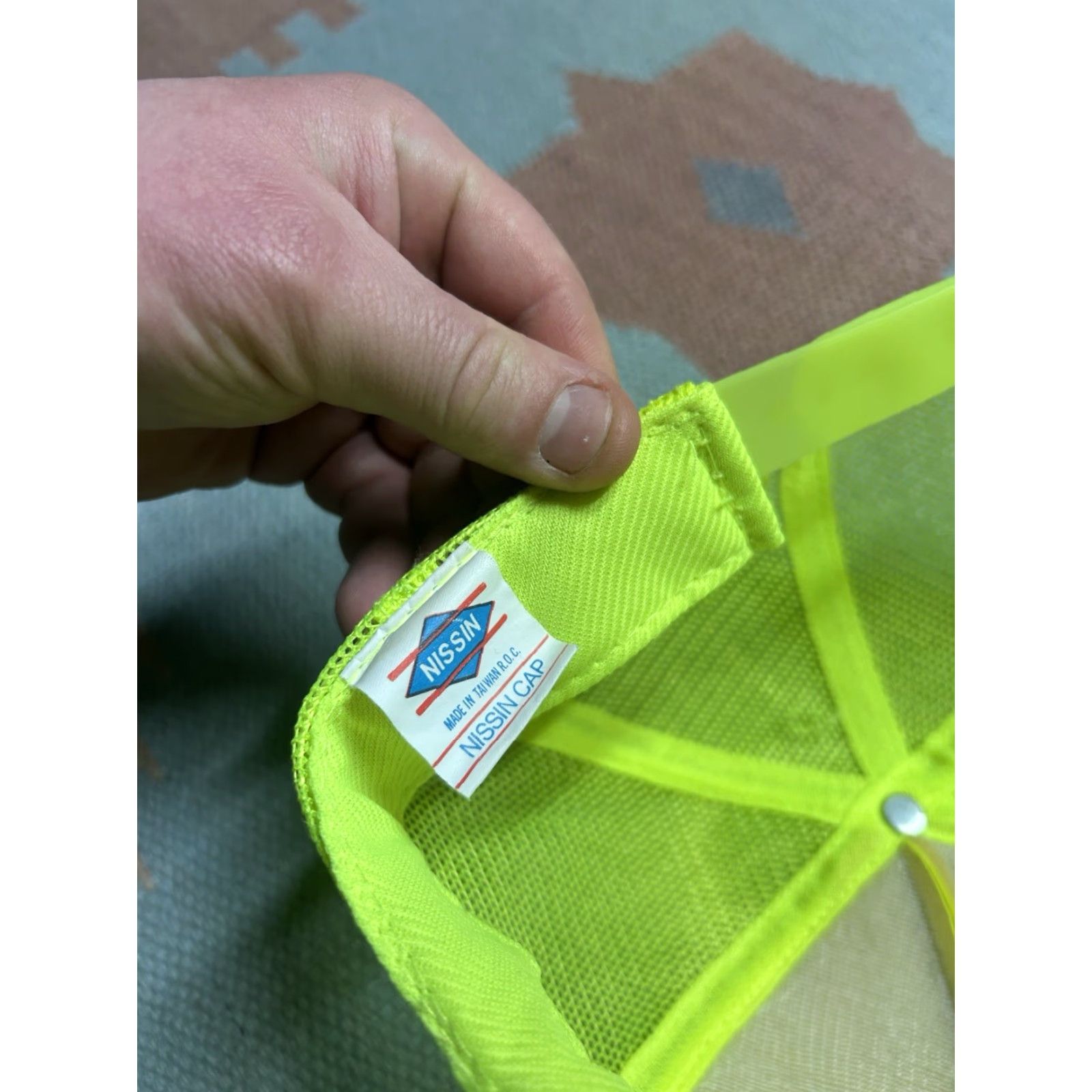 Vintage VINTAGE 90s Tri City Aggregates hi vis yellow neon TCA snap Trucker Hat Cap Men Adjustable Yellow 90s SNAP Hat Keywords Size ONE SIZE - 7 Thumbnail