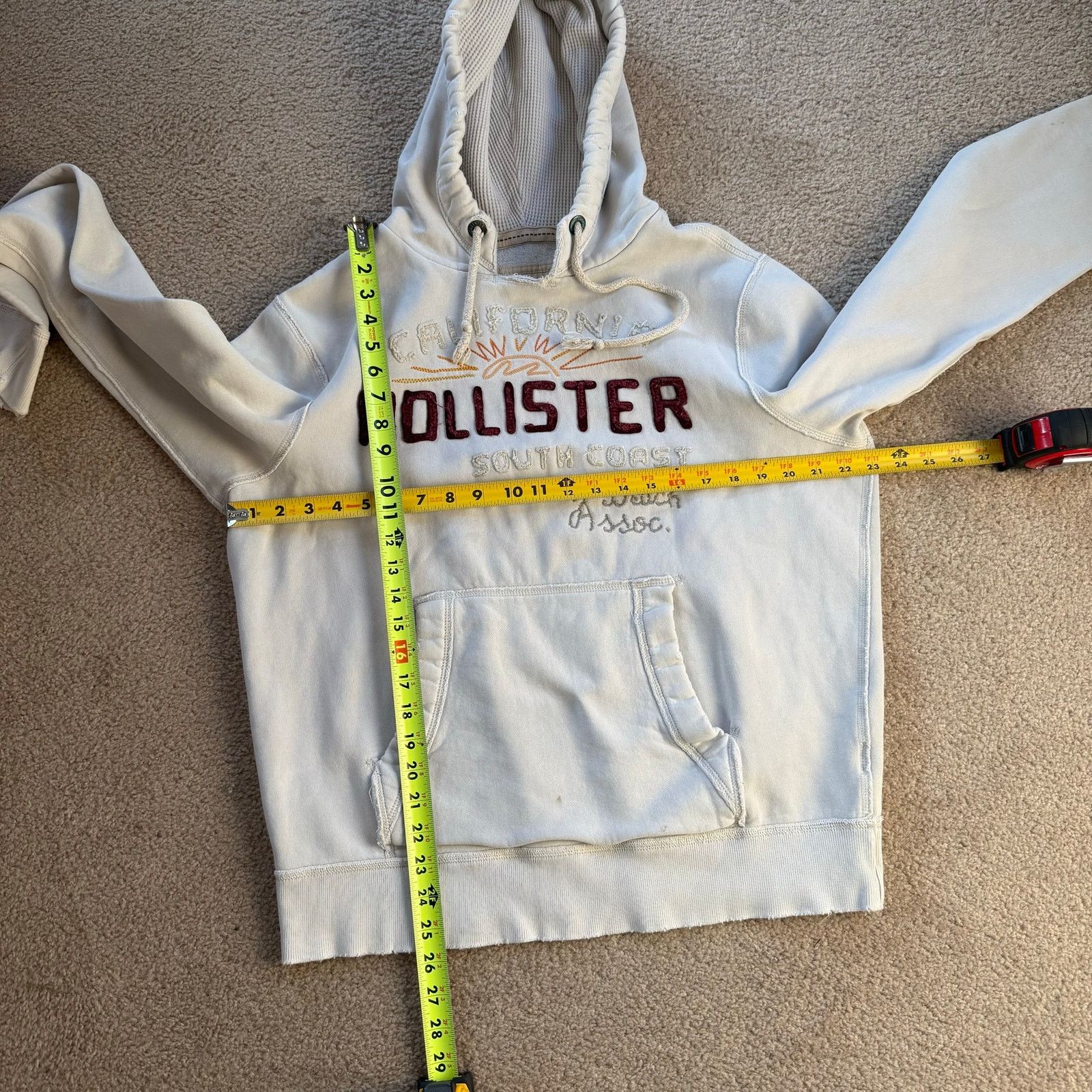 Hollister Y2K 2000s Hollister hoodie Sz XL Size US XL / EU 56 / 4 - 6 Thumbnail