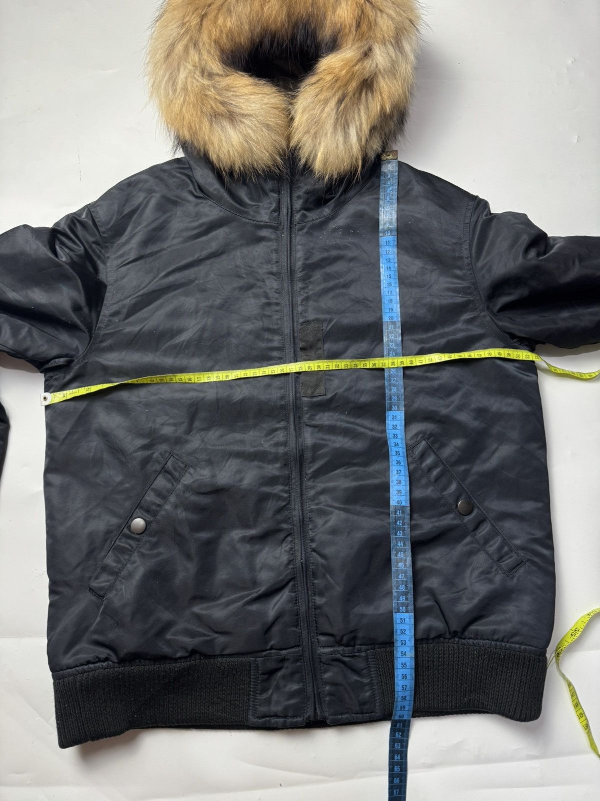 GOA Japanese Reversible Nano Universe Fur Bomber Jacket Hoodie Size US M / EU 48-50 / 2 - 6 Thumbnail