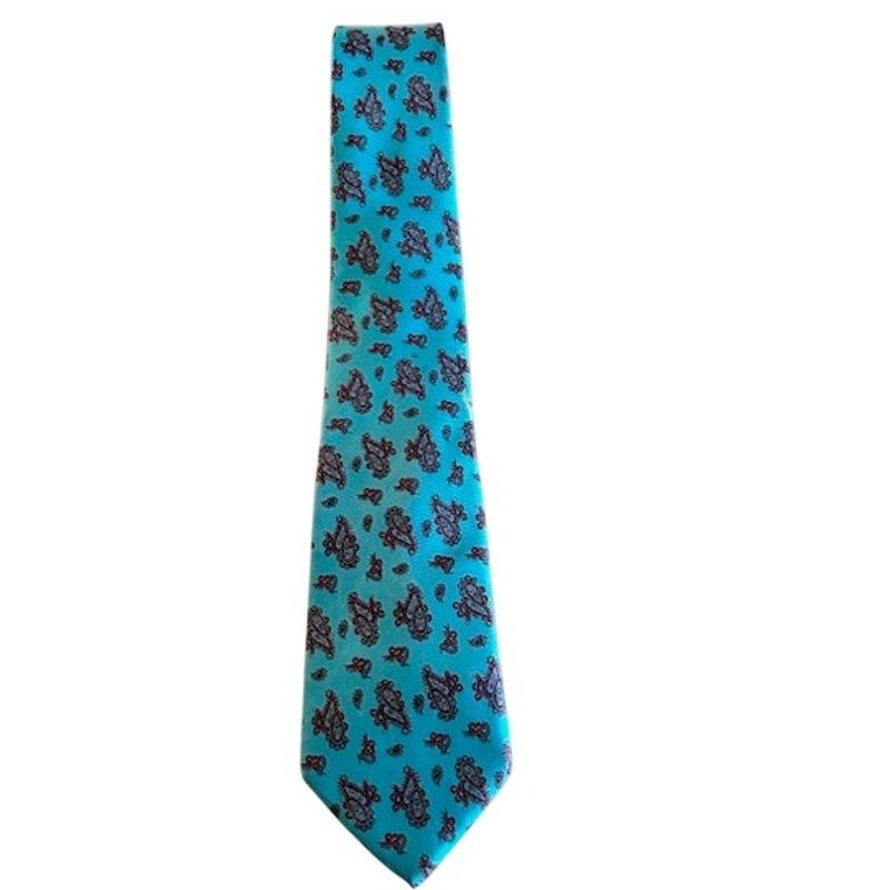 Dior Christian Dior Paisley Silk Tie Made in USA Size ONE SIZE - 1 Thumbnail