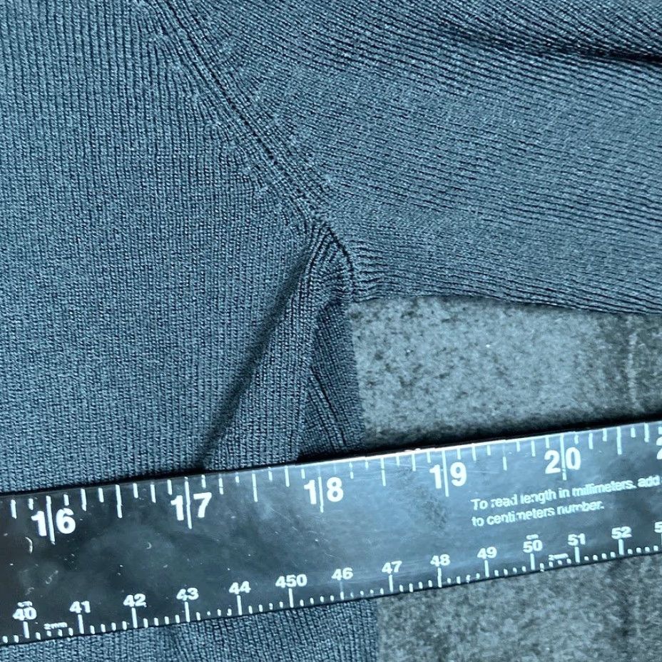 Vintage Chicos Womens Shirt Black 3/4 Sleeve Scoop Neck Stretch L Size L / US 10 / IT 46 - 7 Thumbnail