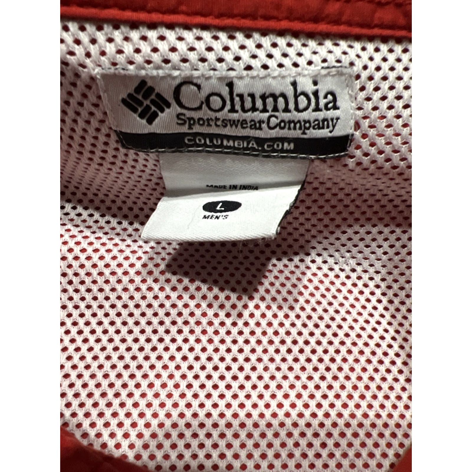 Logo 7 Columbia PFG Fishing Shirt Mens L Red Long Sleeve Button-Down Outdoor Logo Shirt Size US L / EU 52-54 / 3 - 7 Thumbnail