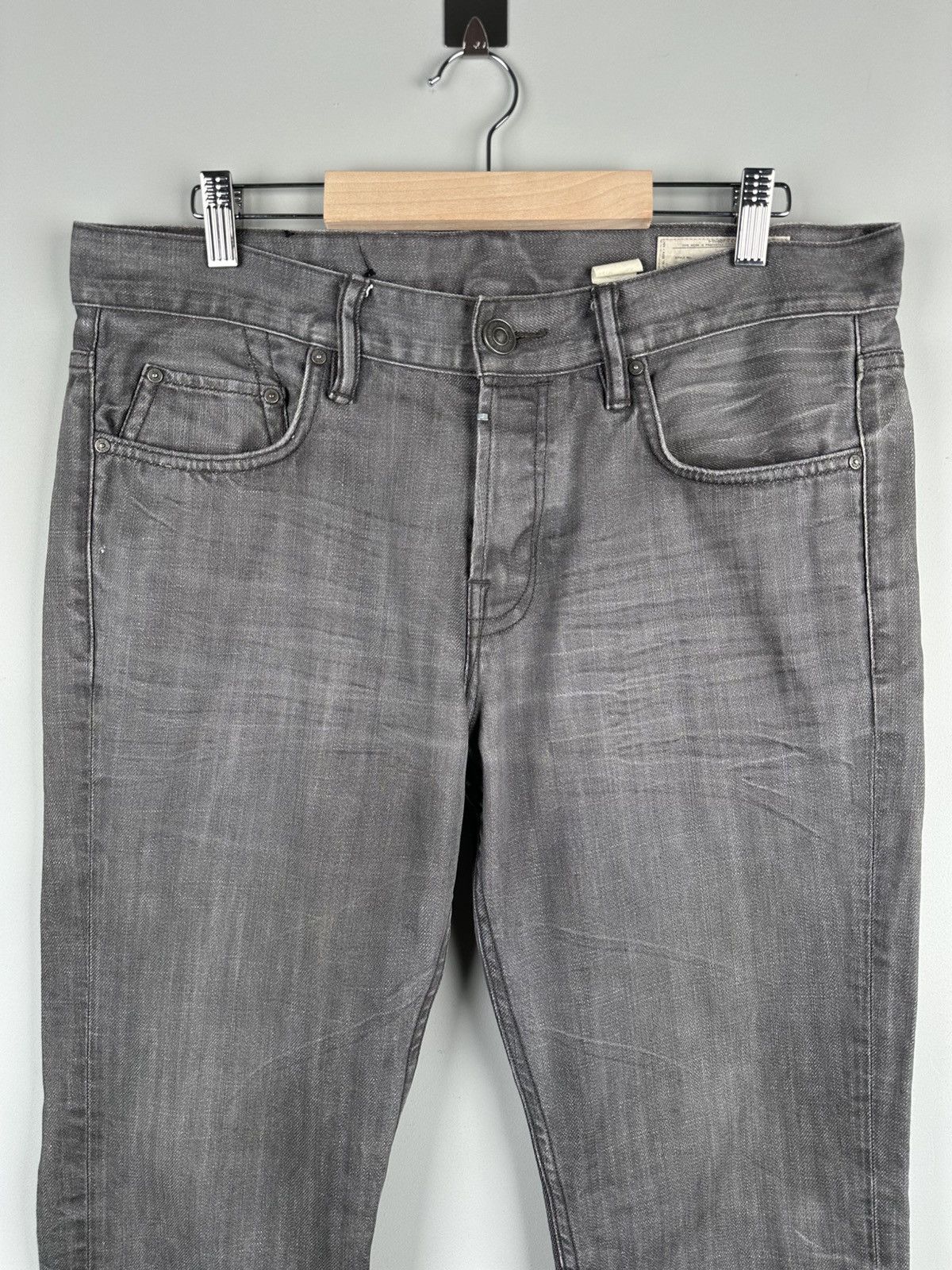 Allsaints AllSaints Nflag Iggy Avant Garde Distressed Denim Jeans Size US 32 / EU 48 - 3 Thumbnail