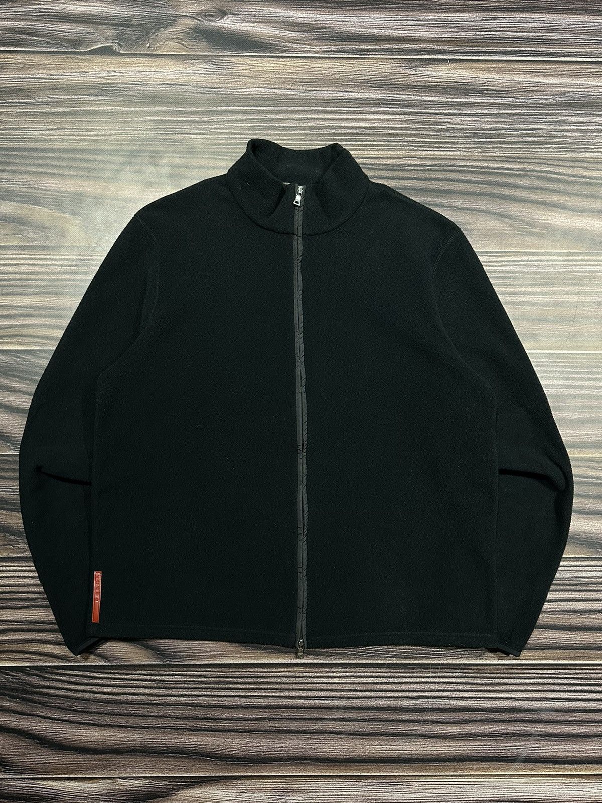 image of Luxury Fleece Prada Tab in Black, Men's (Size XL)