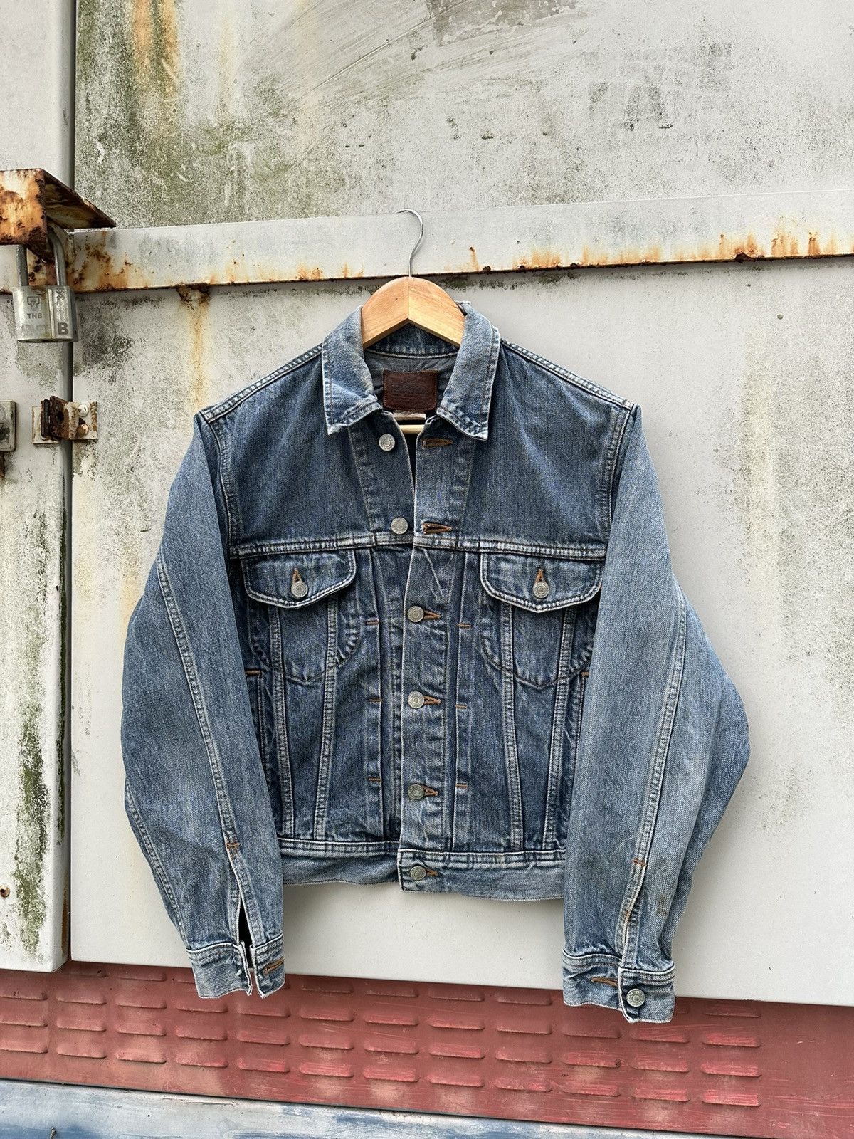 Edwin 👹Vintage Edwin Trucker Jacket (Woman) Size US S / EU 44-46 / 1 - 1 Thumbnail
