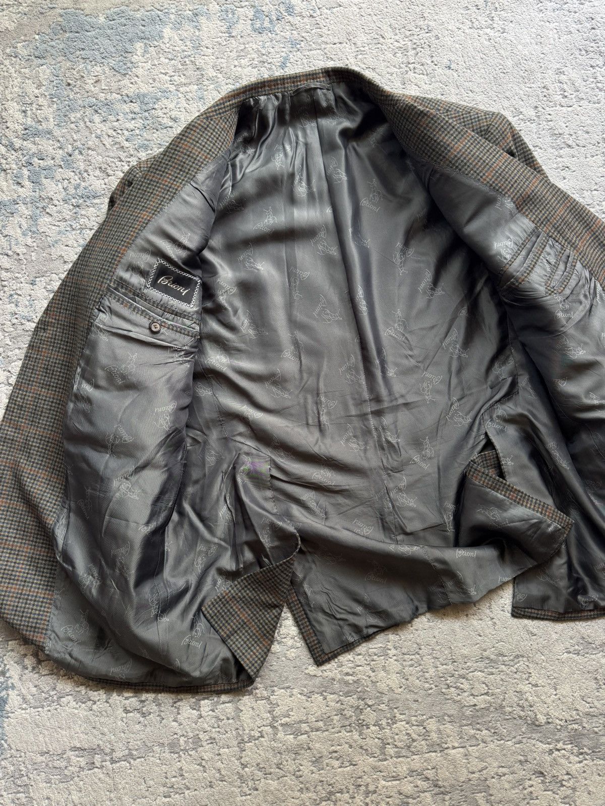 Brioni Brioni Urbino Wool Plaid Blazer Jacket Size 27 S Italy Size 52S - 5 Thumbnail